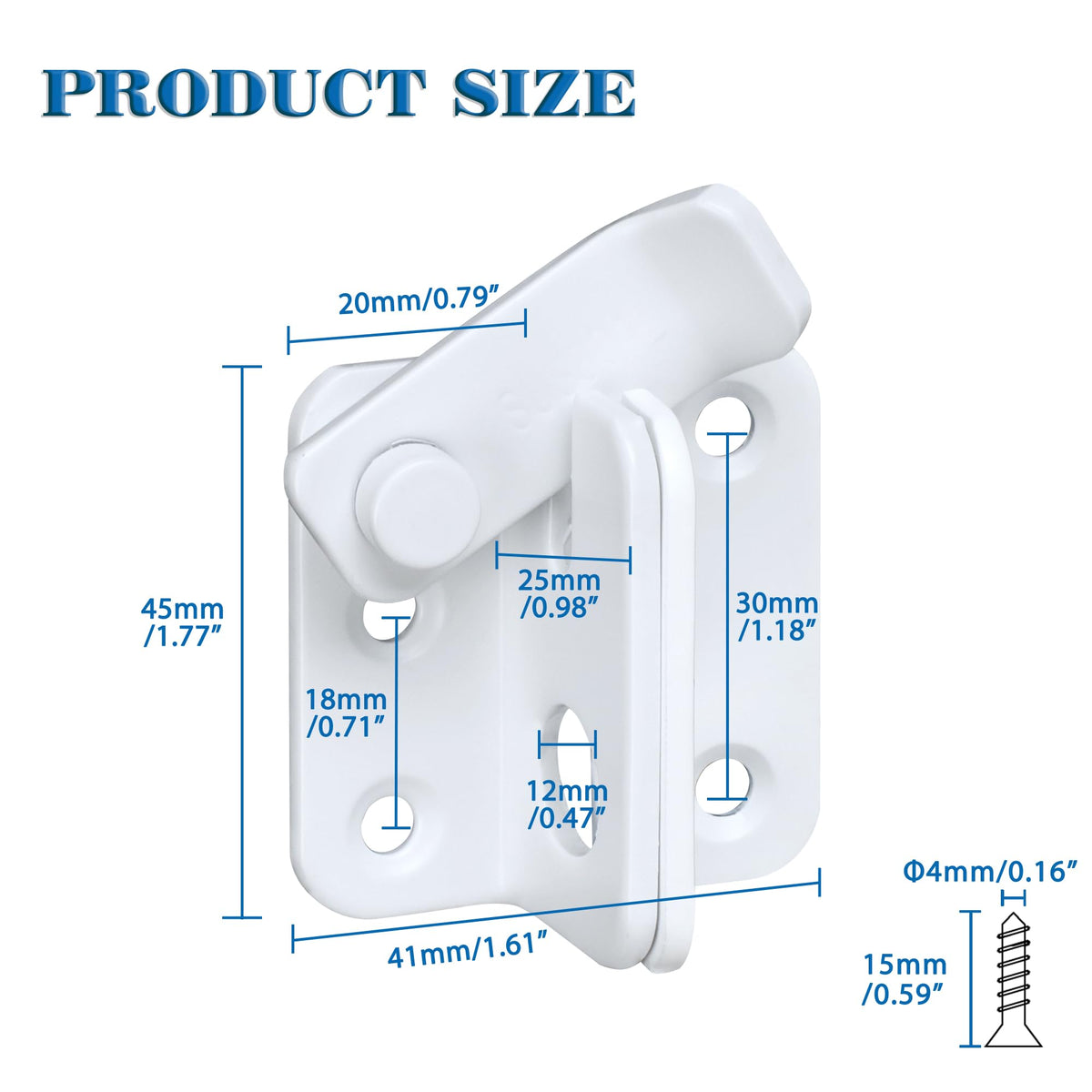 Flip Latch Door Latch Heavy Duty Gate Latch Barn Door Lock