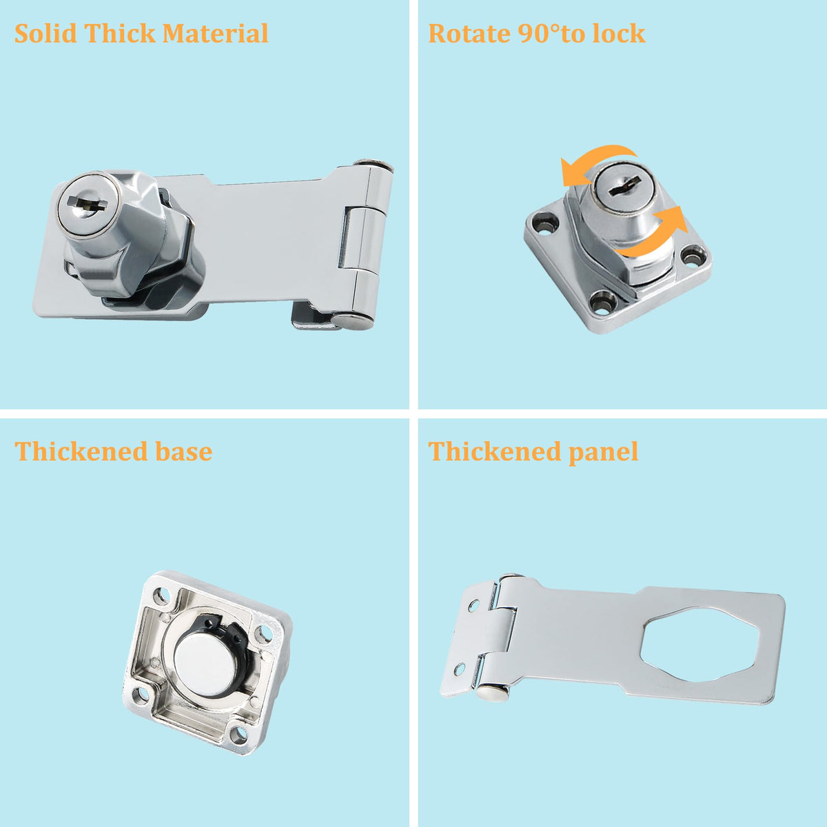 Keyed Hasp Latch
