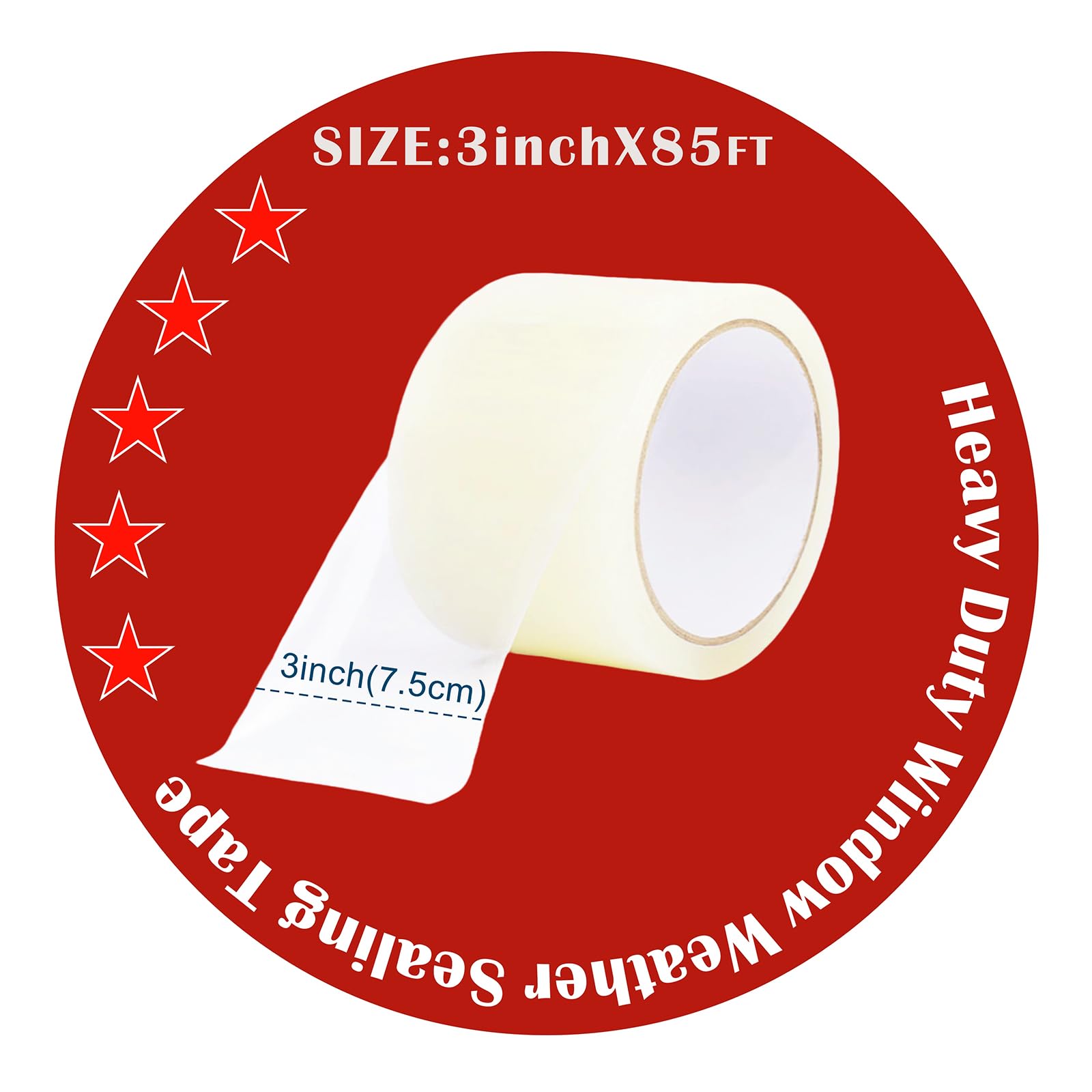Transparent Weather Sealing Tape (85 Foot)