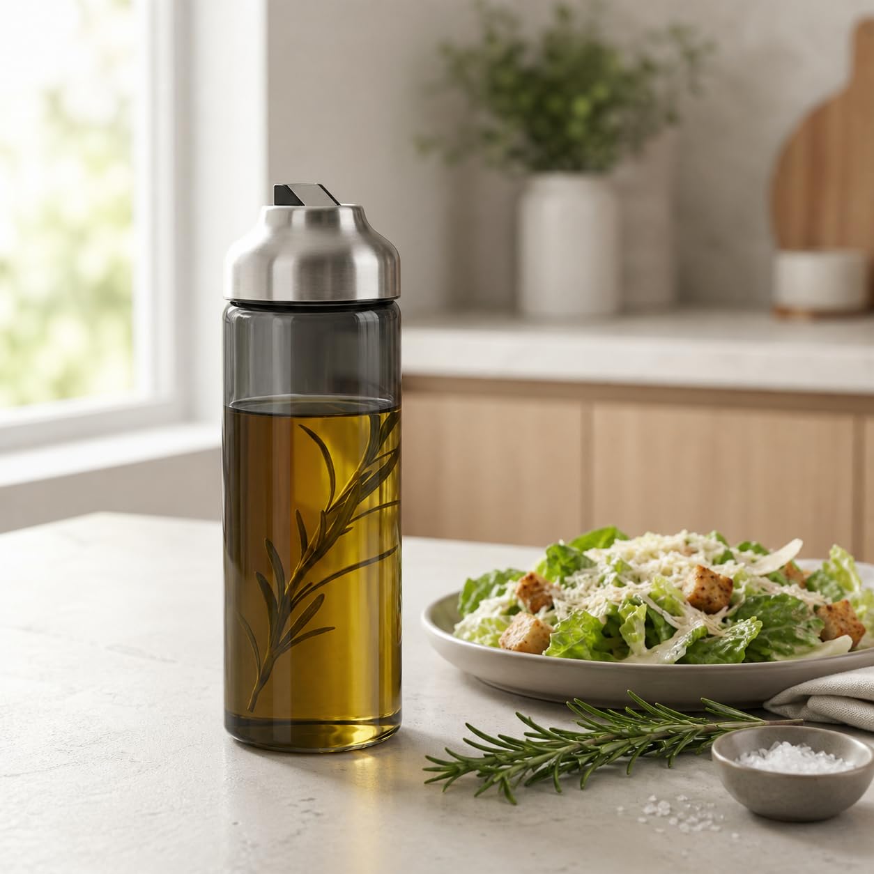 Olive Oil Dispenser Bottle for Kitchen