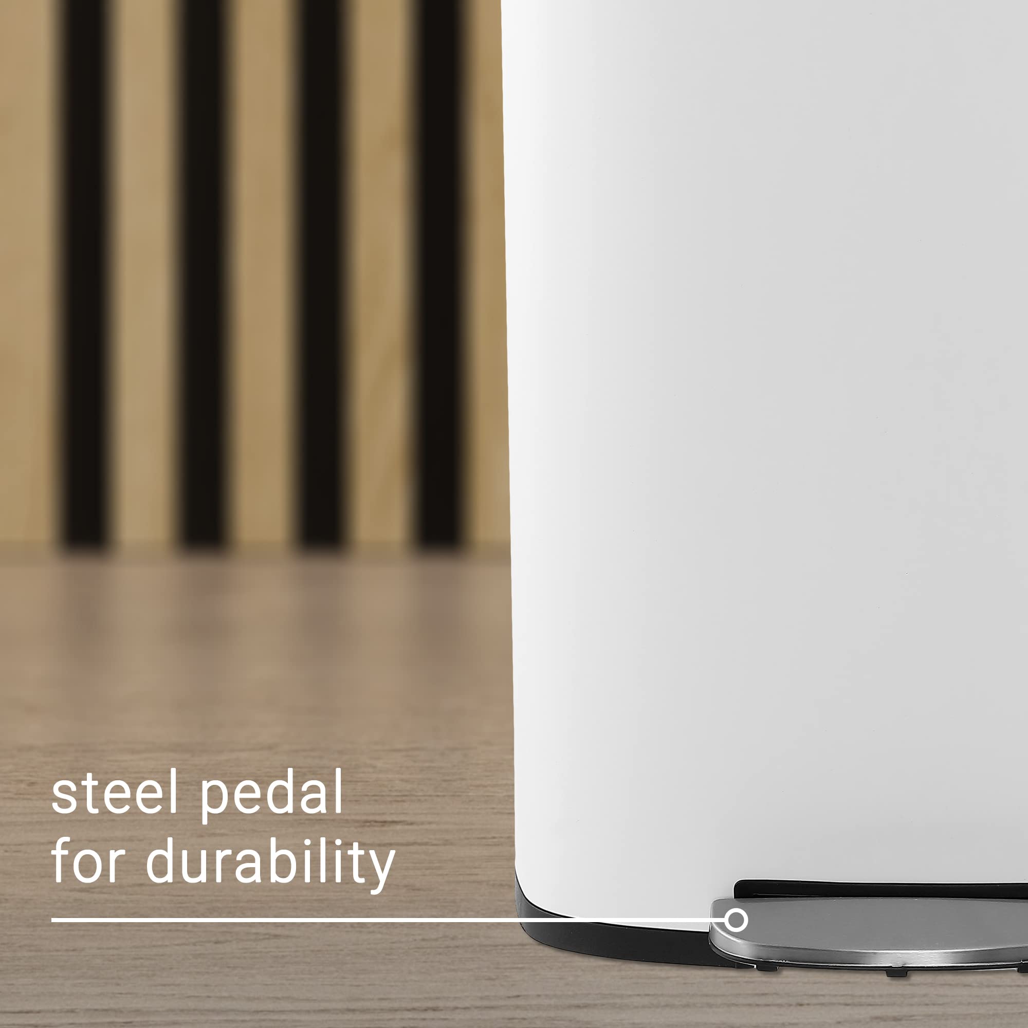 Connor 2 Piece Stainless Steel Trash Can