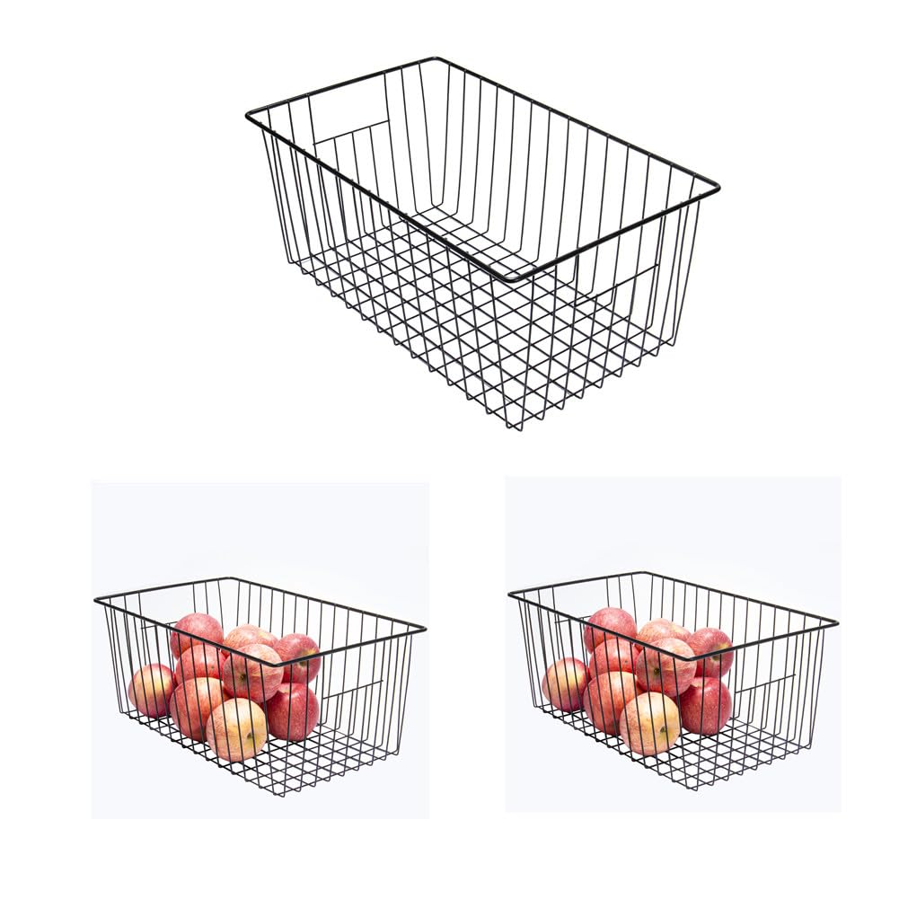 16inch Upright Freezer Organizer Baskets for 13 (3 Count)