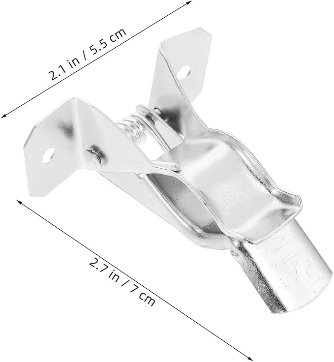 10pcs Heavy Duty Iron Mop and Broom Holder Wall Mount Tool Clips Set for Home Organization and Garage Storage