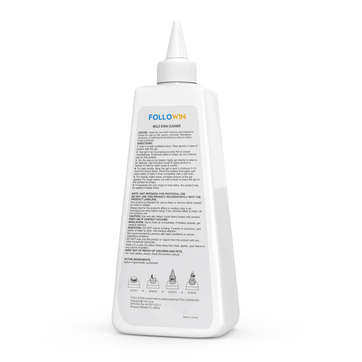 Mold and Mildew Remover Gel for Washing Machine Seal (16 Fl Oz)