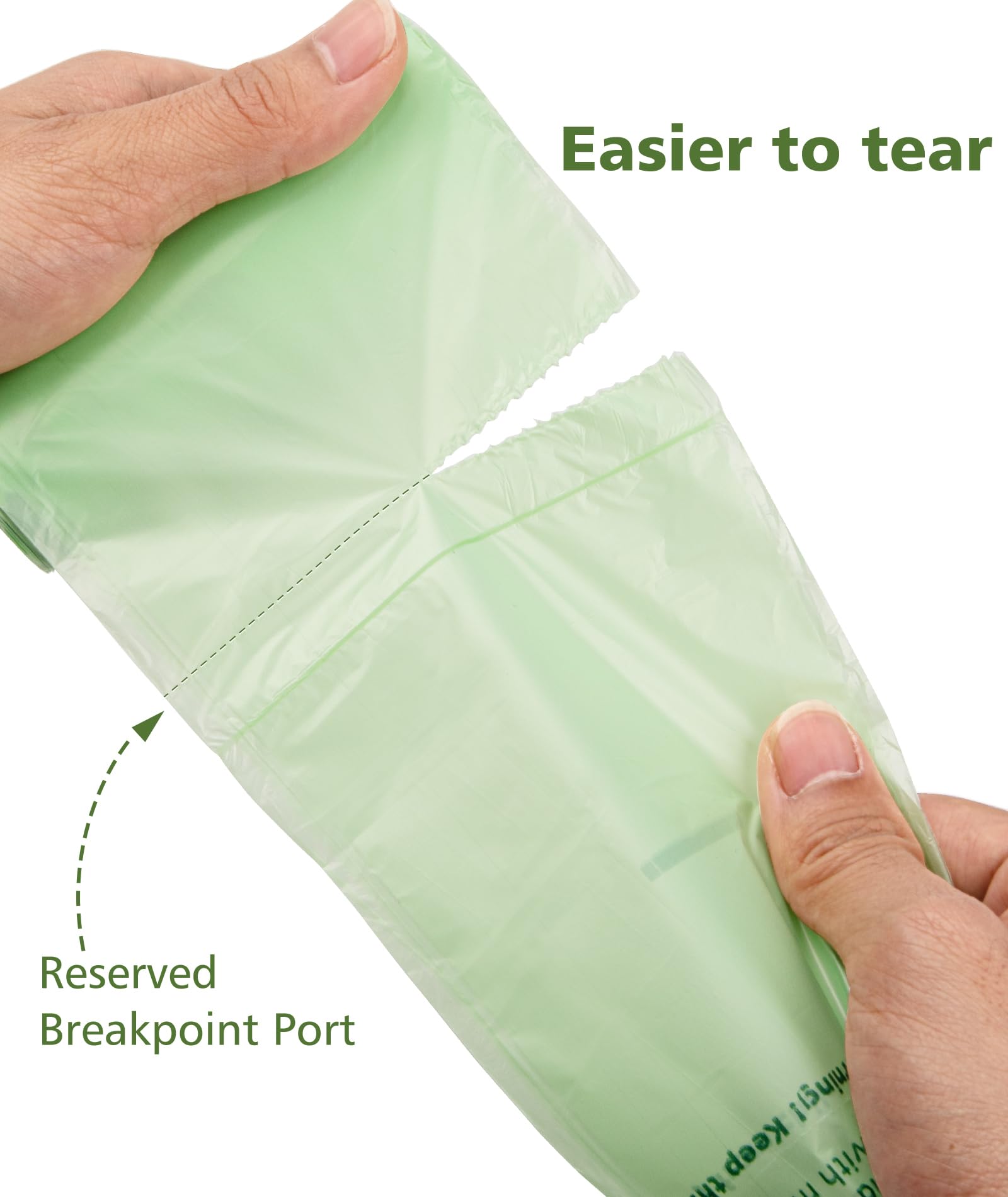 Small Compost Bags 2.6 Gallon Trash Bag (150 Count)