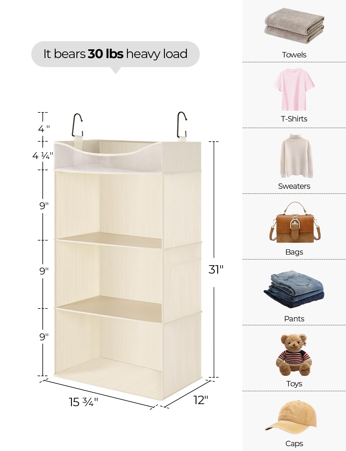 Hanging Closet Organizer