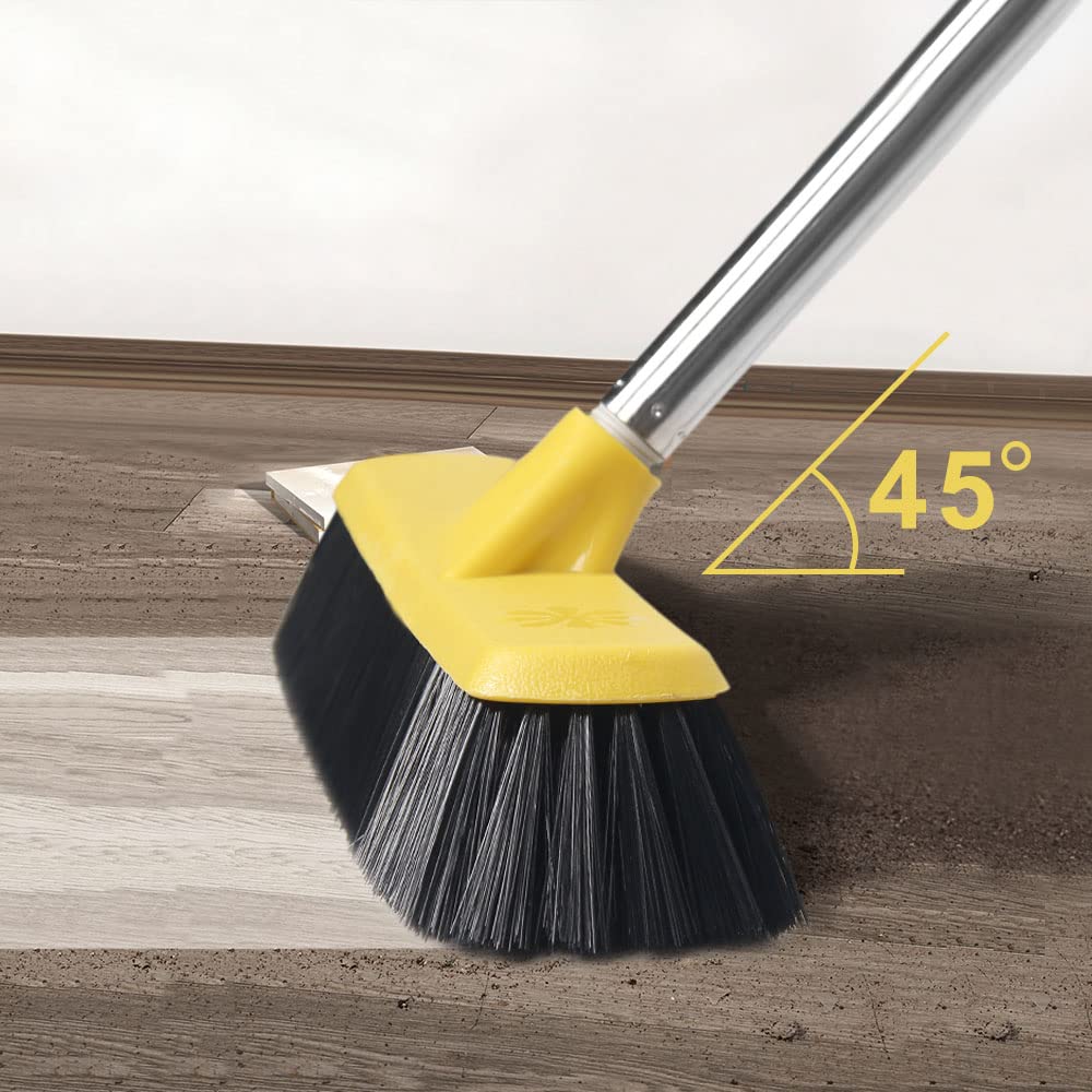 Push Broom with Long Handle