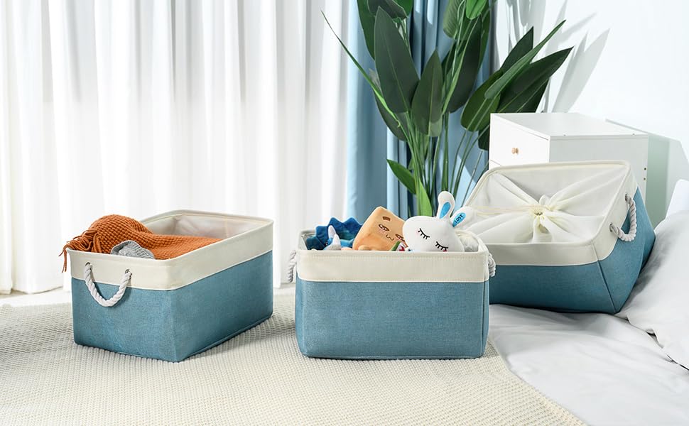 Storage Baskets for Organizing (3 Count)