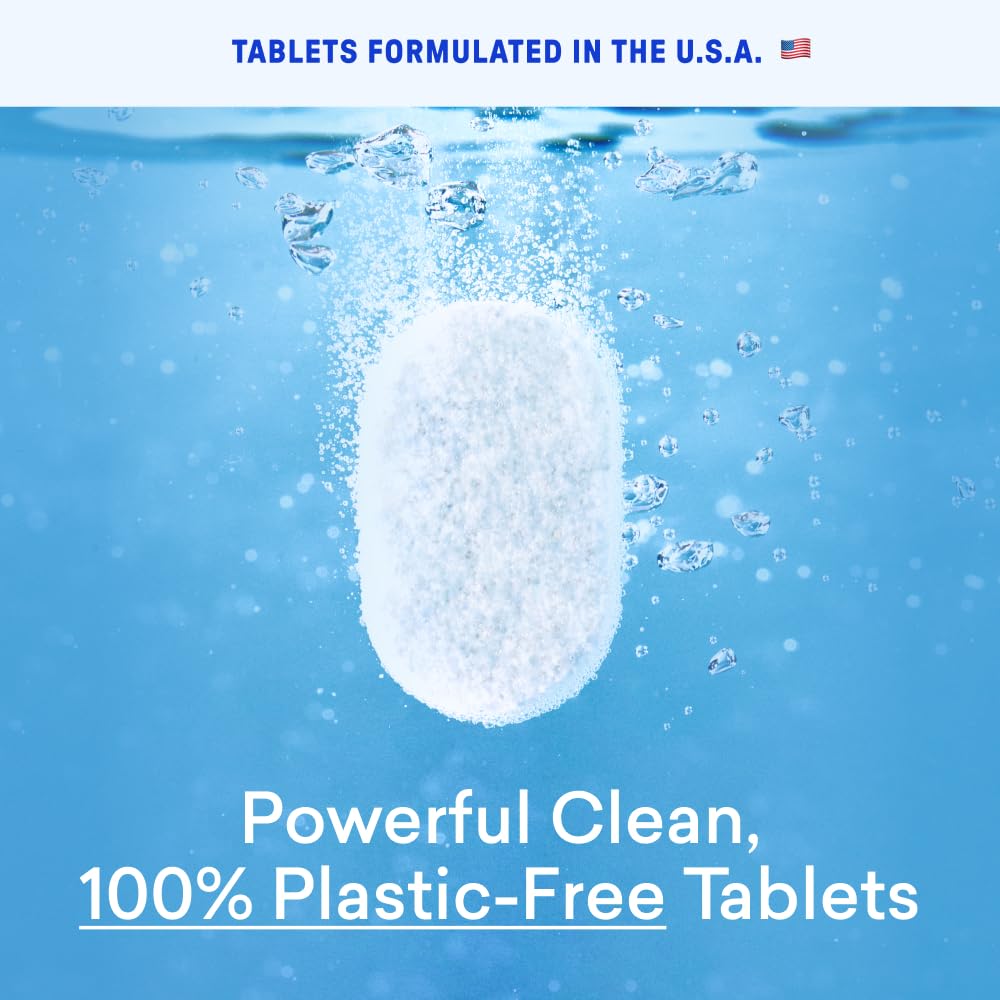 100% Plastic Free Dishwasher Detergent Tablets (120 Count)