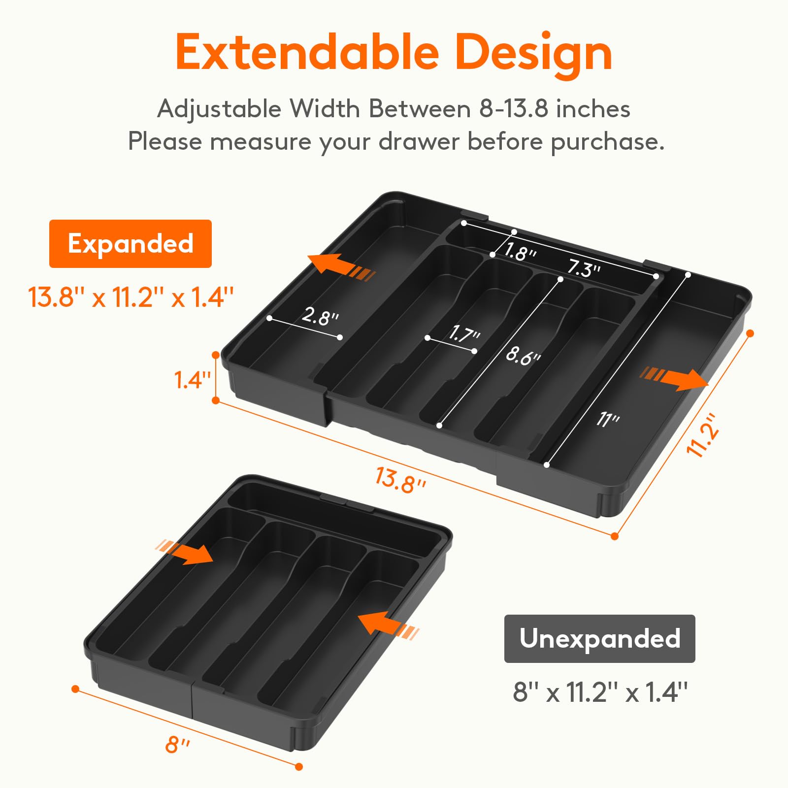 Expandable Silverware Organizer