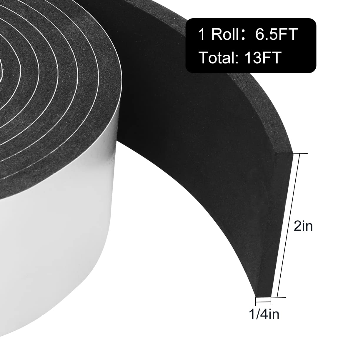 2 Rolls Seal Foam Tape (26 Foot)