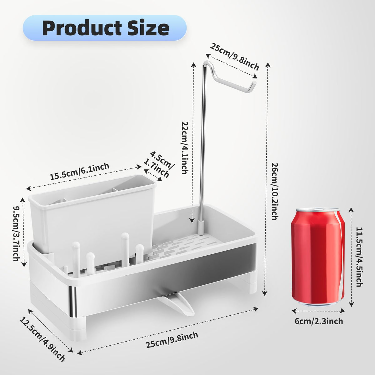 Sponge Holder for Kitchen Sink