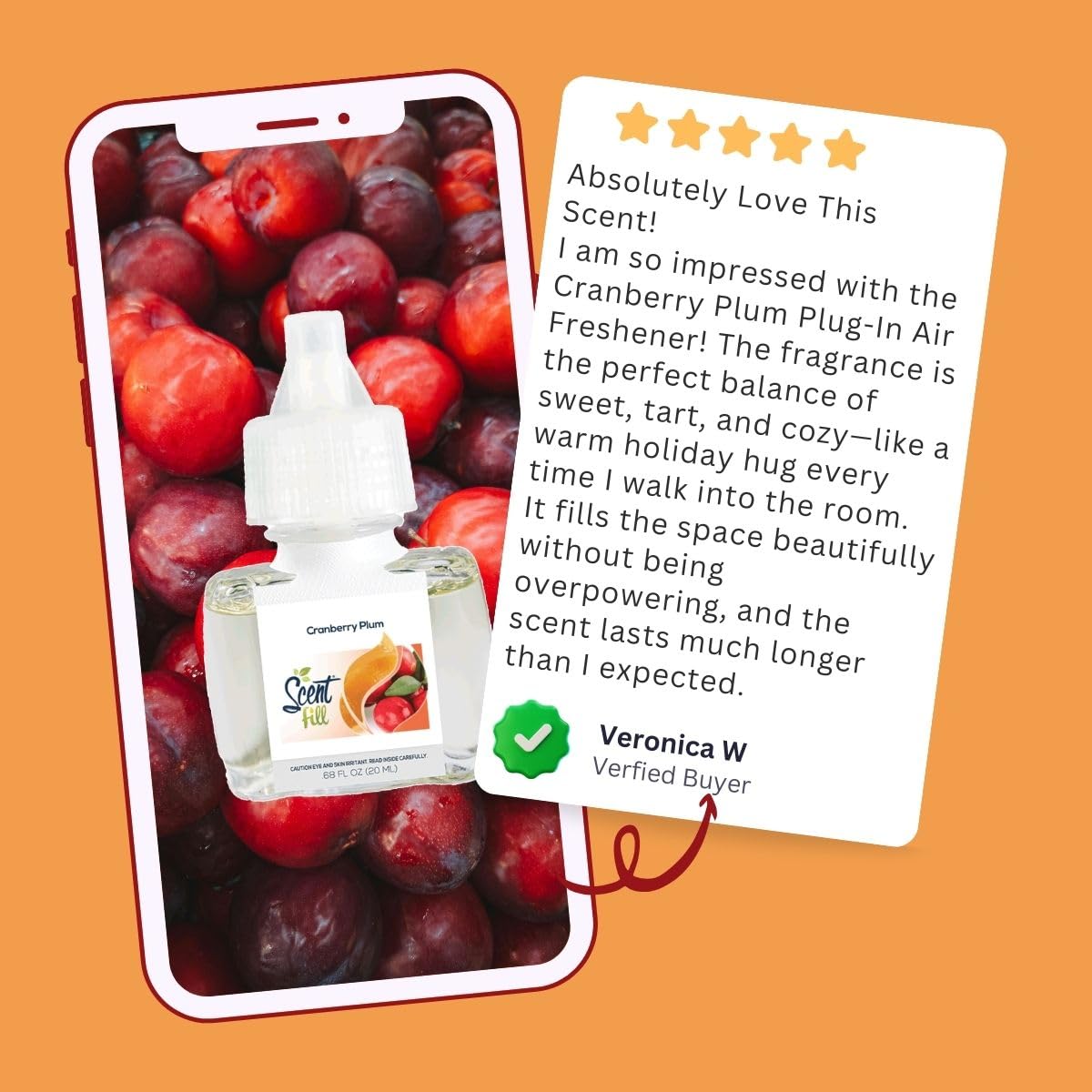 Cranberry Plum Plug in Air Freshener (2.72 Fl Oz)