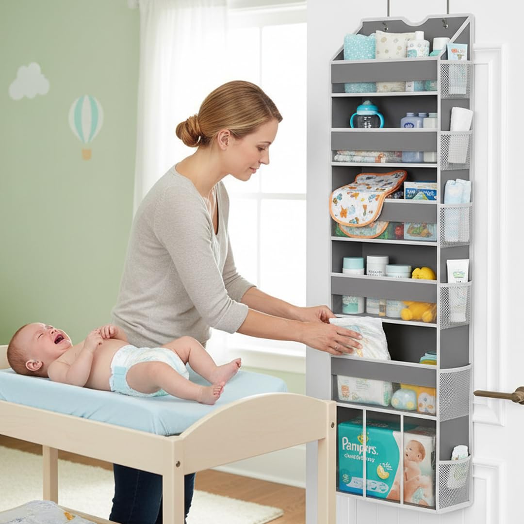 2 Pack Over The Door Organizer Hanging 6