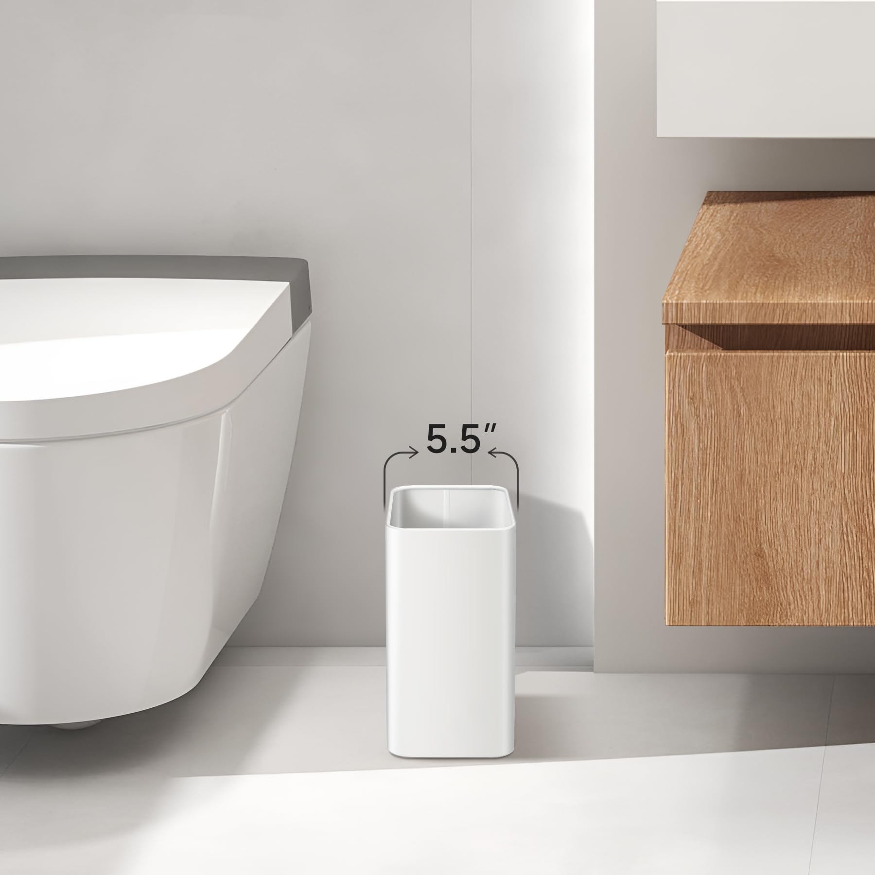 Small Bathroom Trash Can
