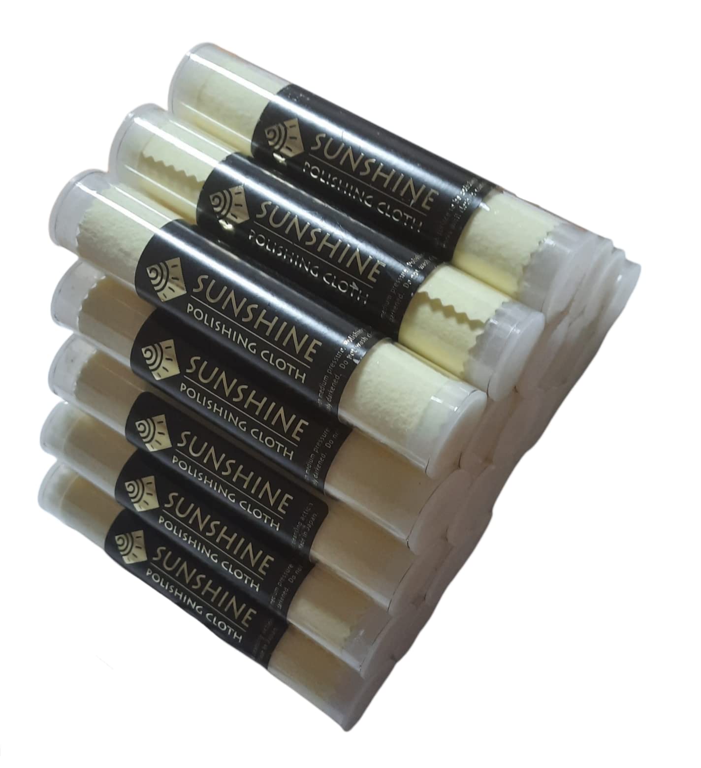 25 Polishing Cloths Jewelry Cleaner Tube Silver Brass Gold Copper