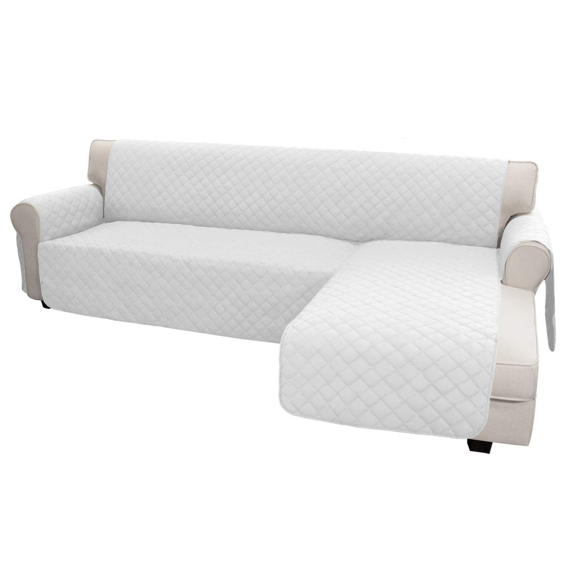 Reversible L Shape Sectional Couch Cover