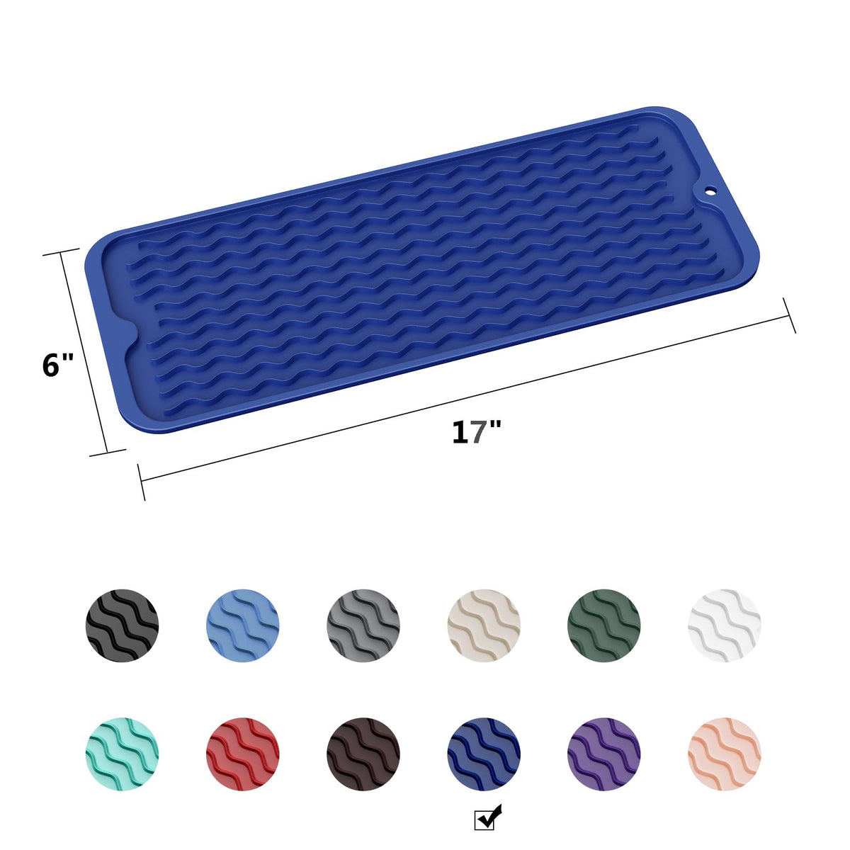 Small Dish Drying Mat for Kitchen Counter