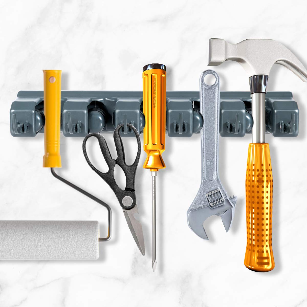 Wall Mount Mop Broom Holder