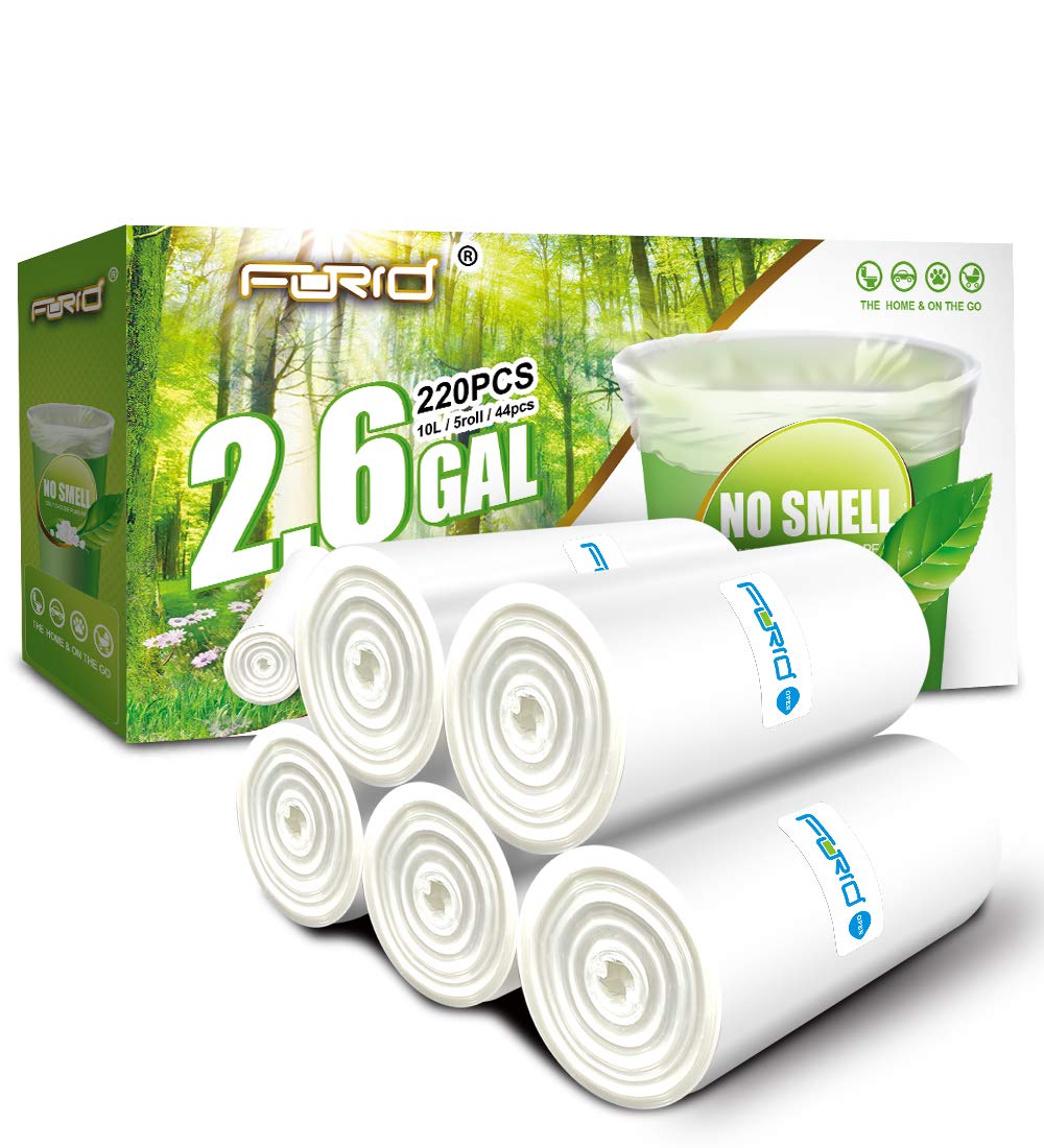 Small Clear Trash Bags (220 Count)