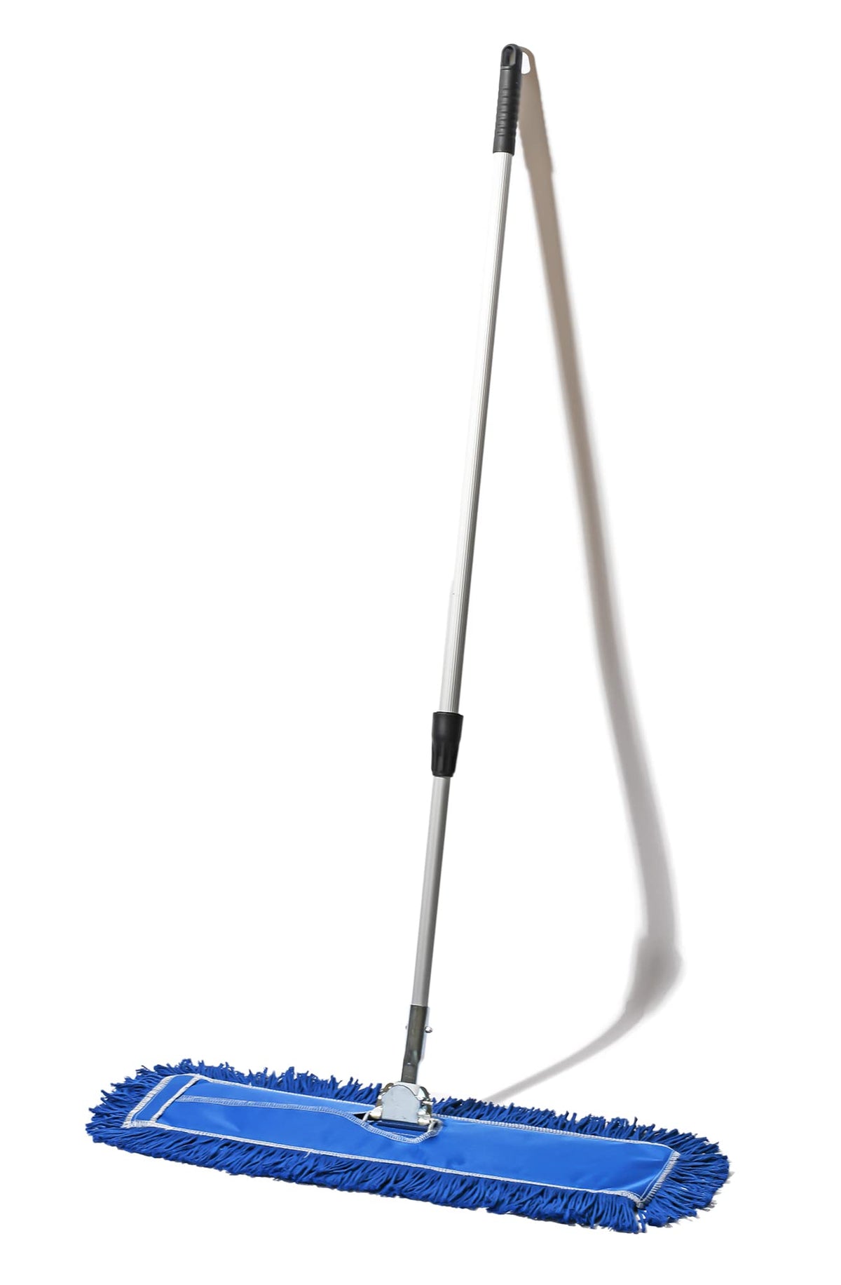 24 Inch Blue Commercial Dust Mop & Floor Sweeper with Extendable Handle
