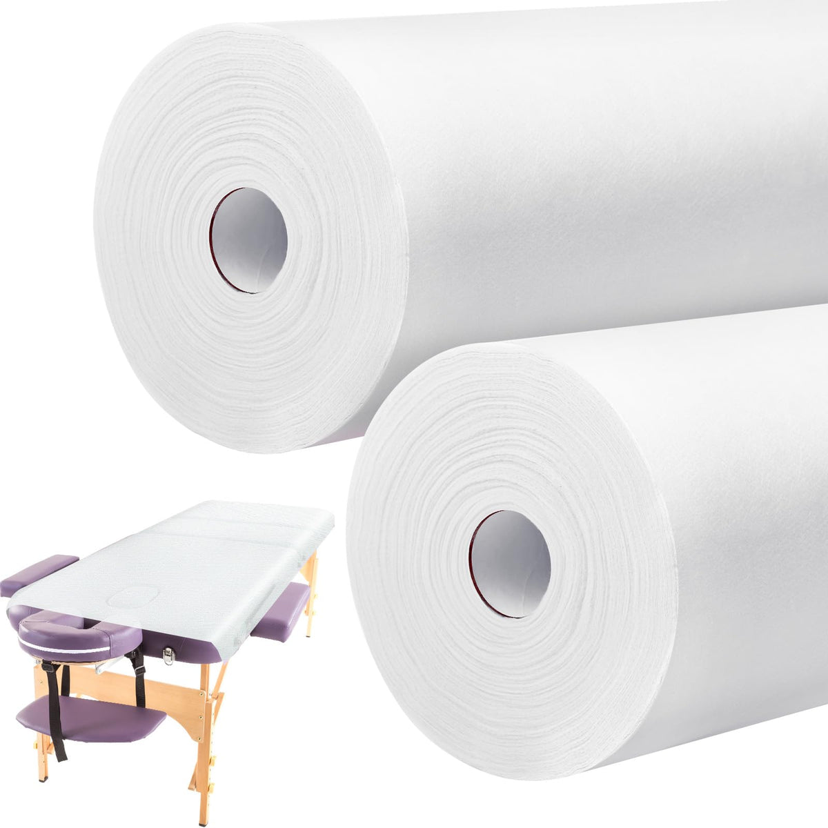 2 Rolls Disposable Massage Table Sheets (2 Count)