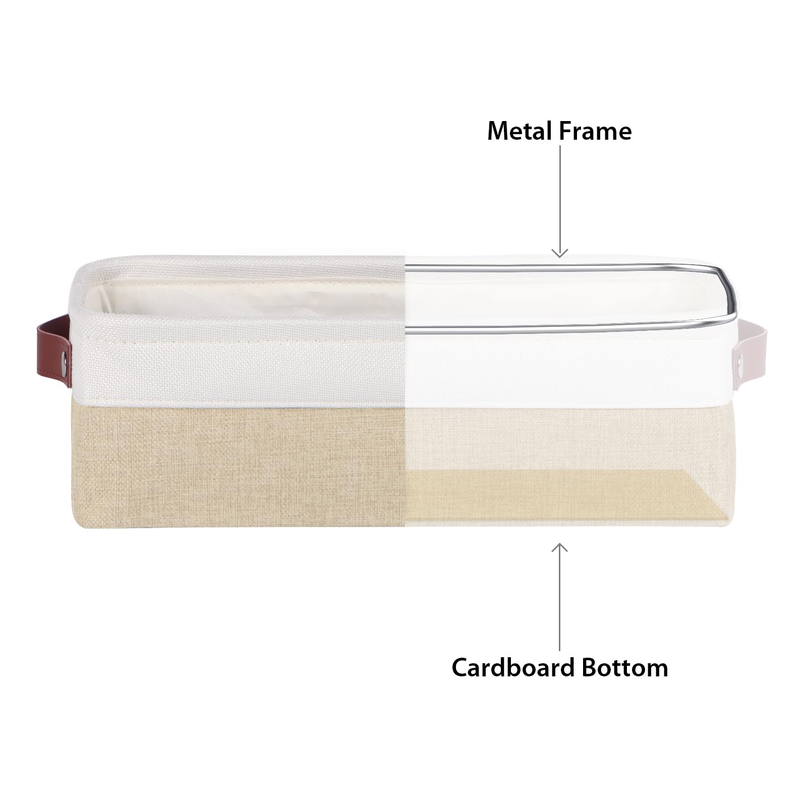 Small Fabric Storage Bins (4 Count)