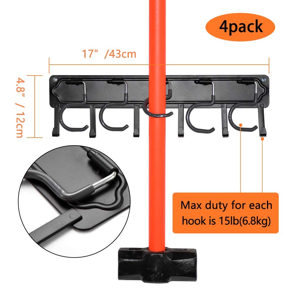 68" All Metal Garden Tool Organizer (4 Count)