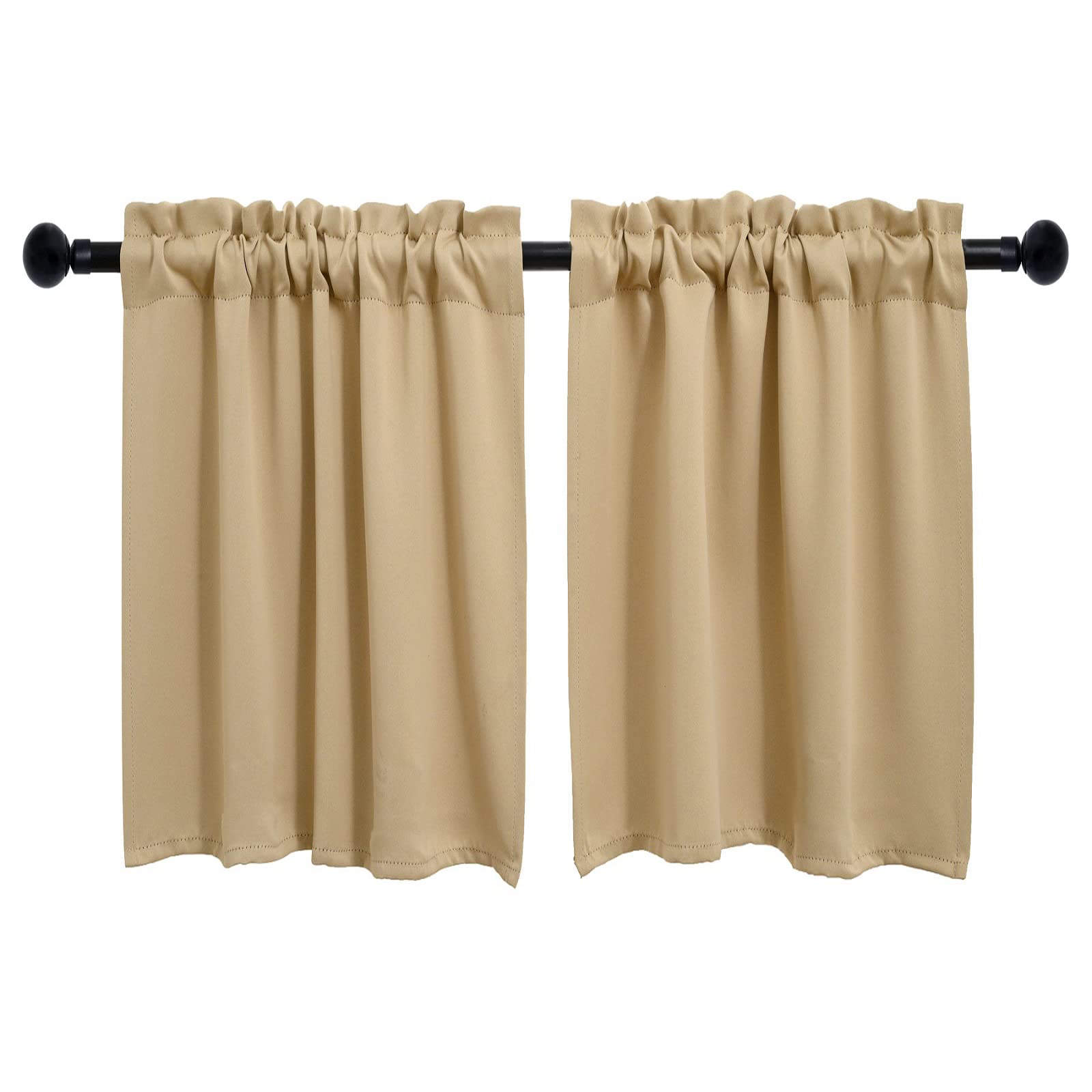 Beige Cafe Curtain (2 Count)