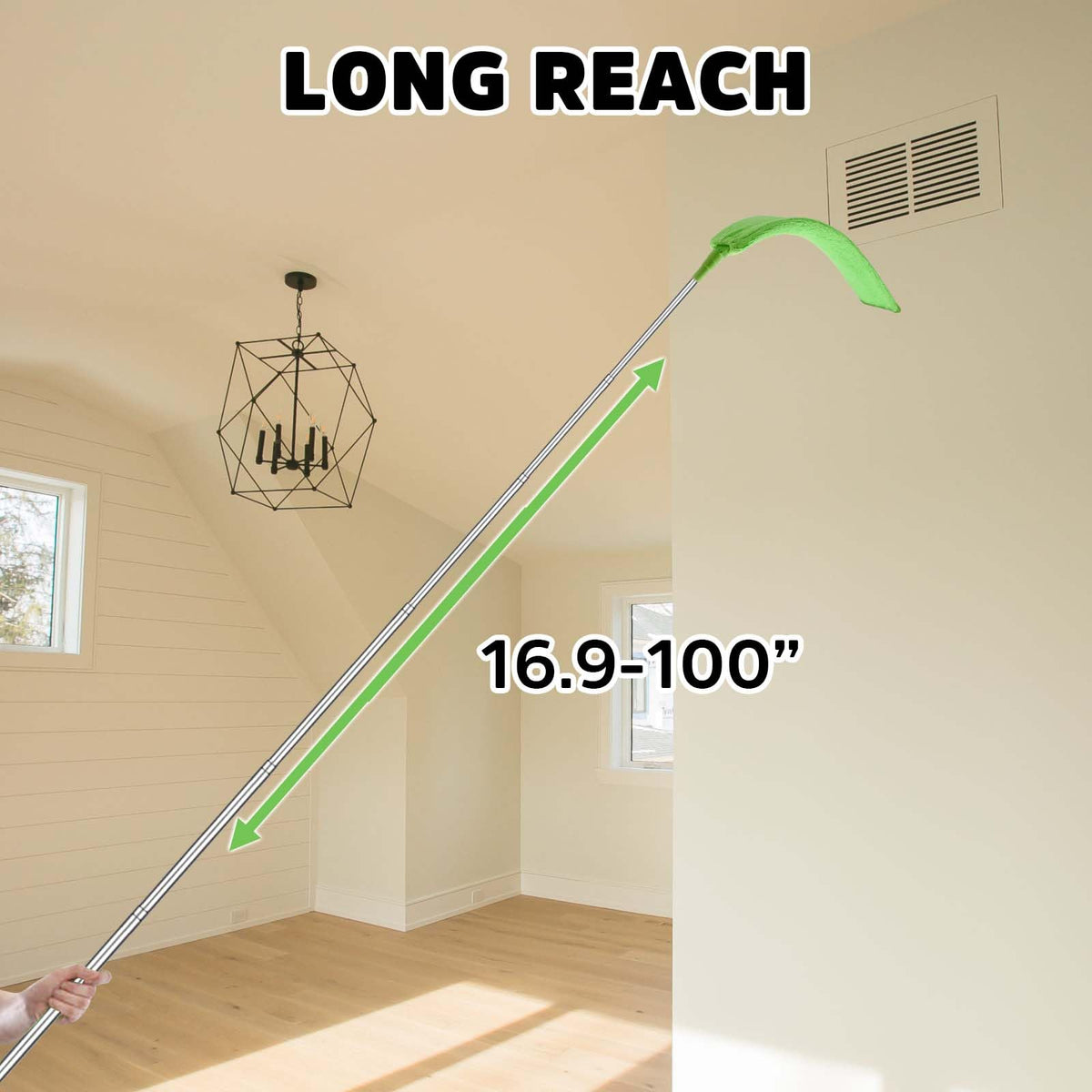 Cobweb Duster with Extension Pole (4 Count)