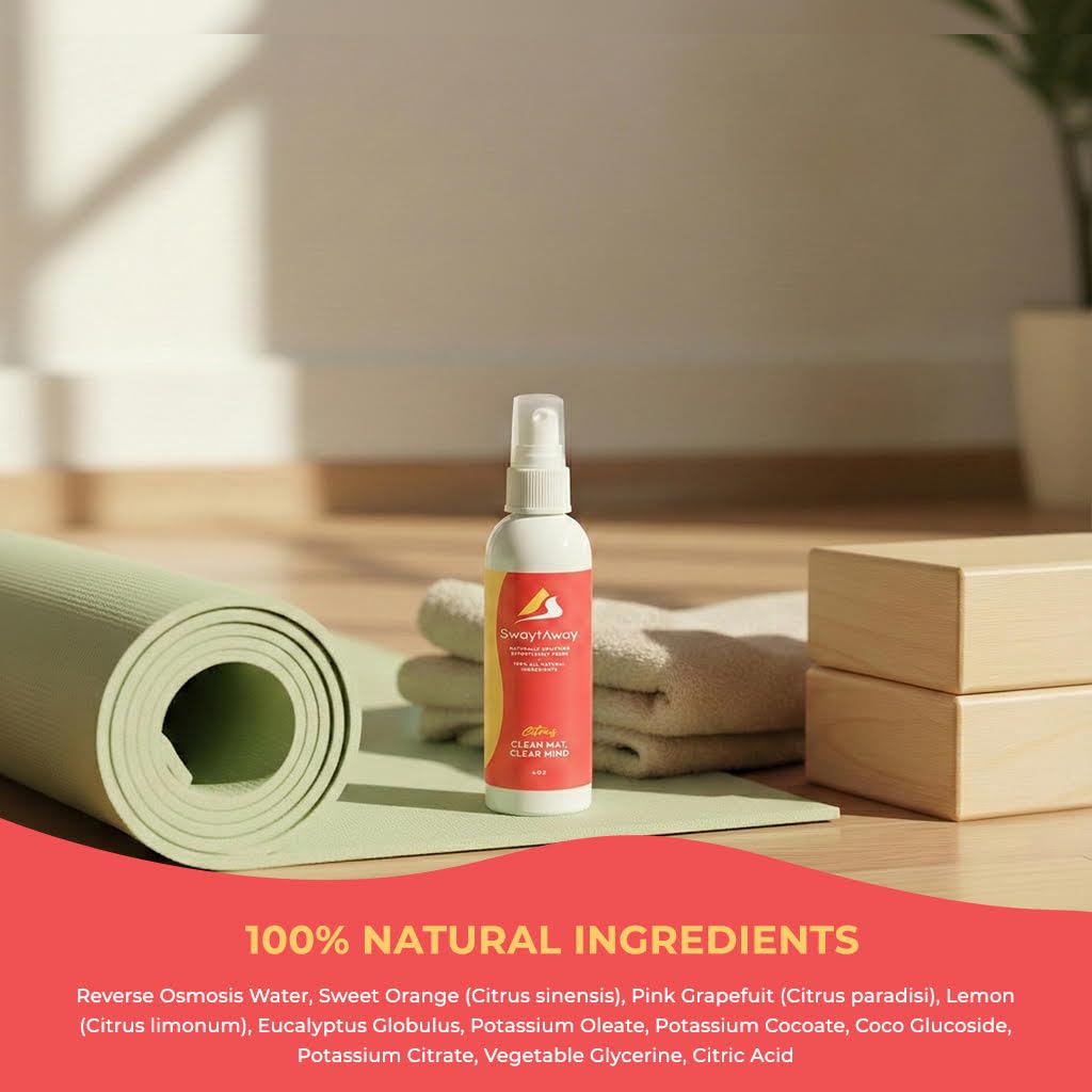 SwaytAway Fitness Mat Mist with Towel