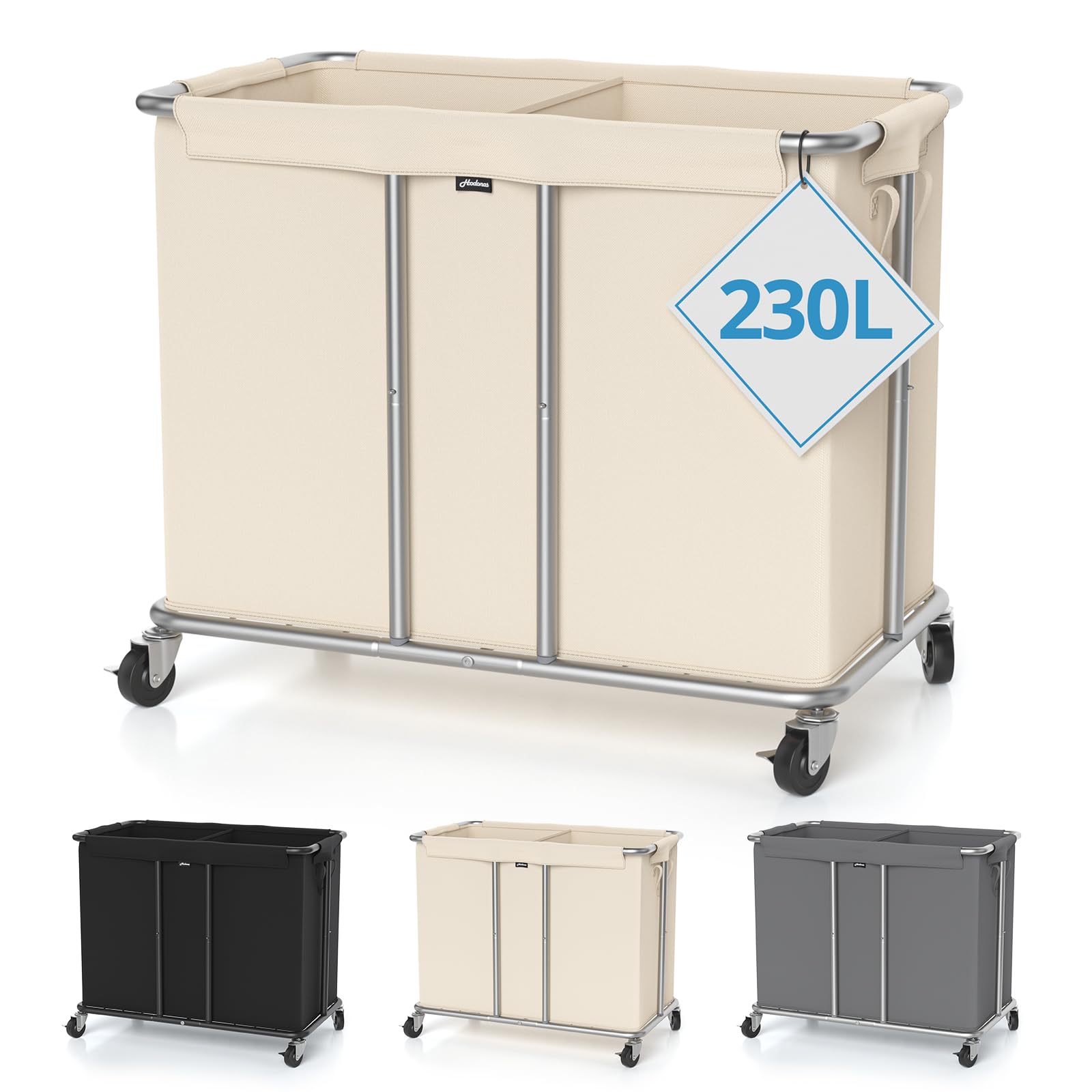 Rolling Laundry Hamper 2