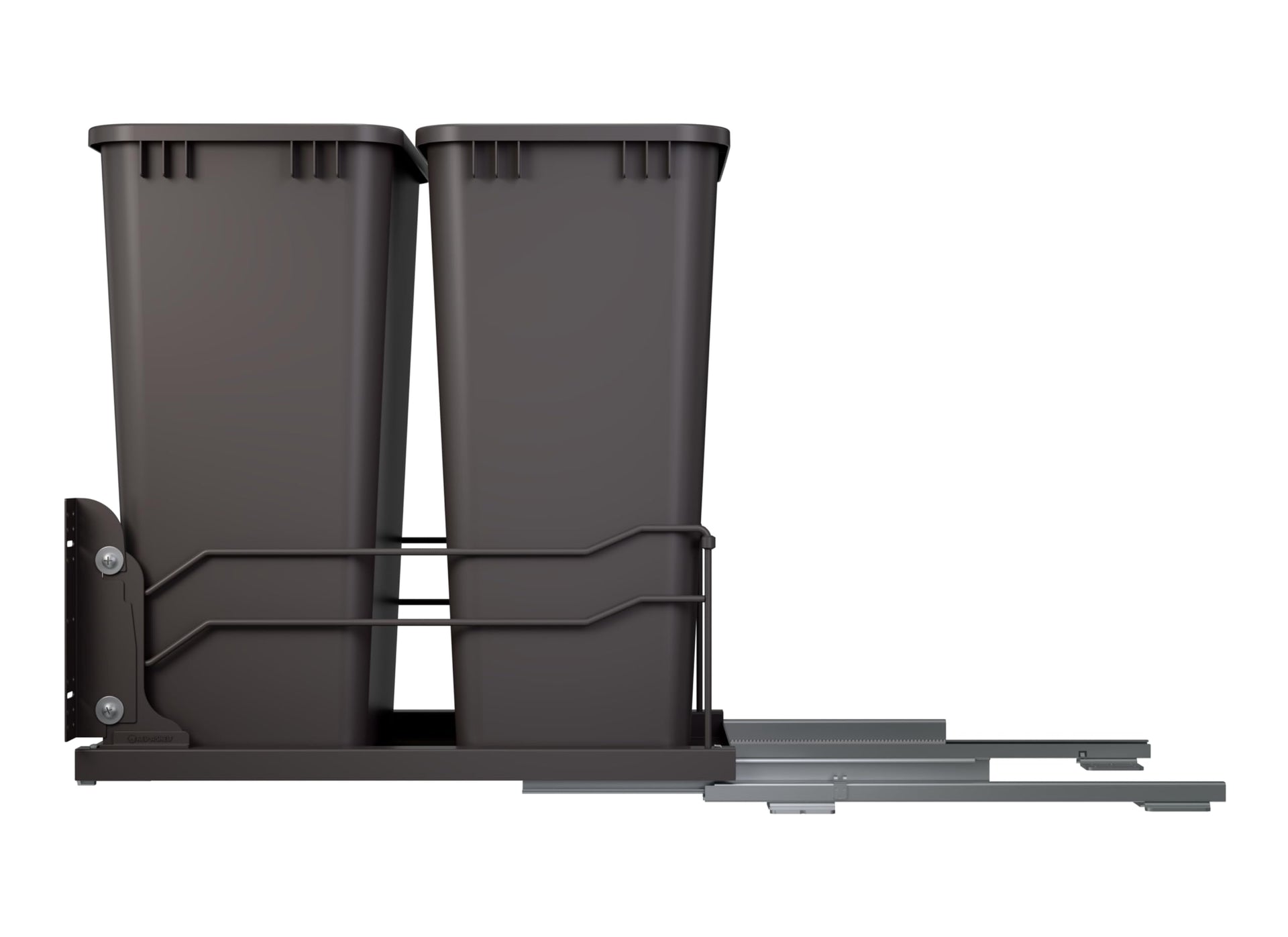 Double Pullout Trash Can w