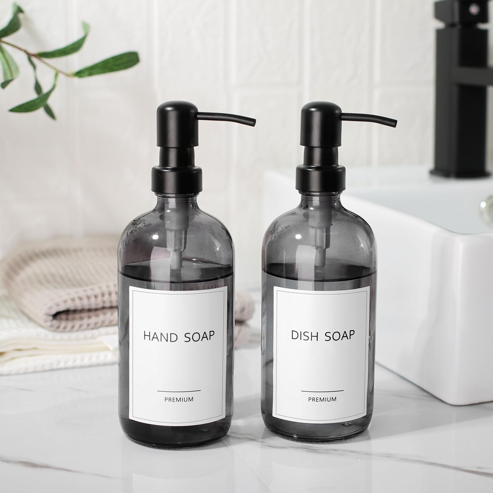 Black Soap Dispenser (2 Count)