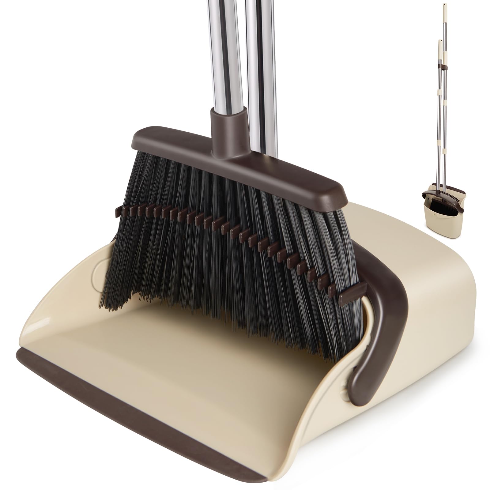 Broom and Dustpan Combo Set