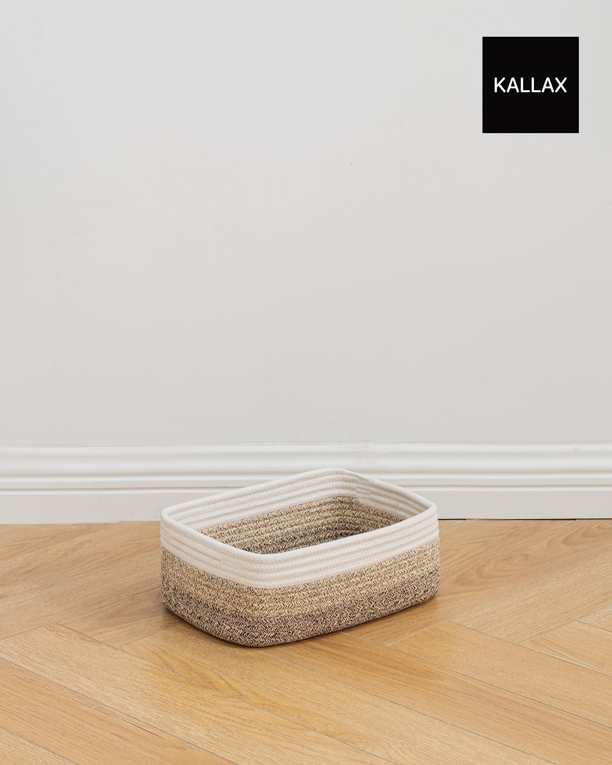 Small Woven Storage Basket for Organizing (3 Count)