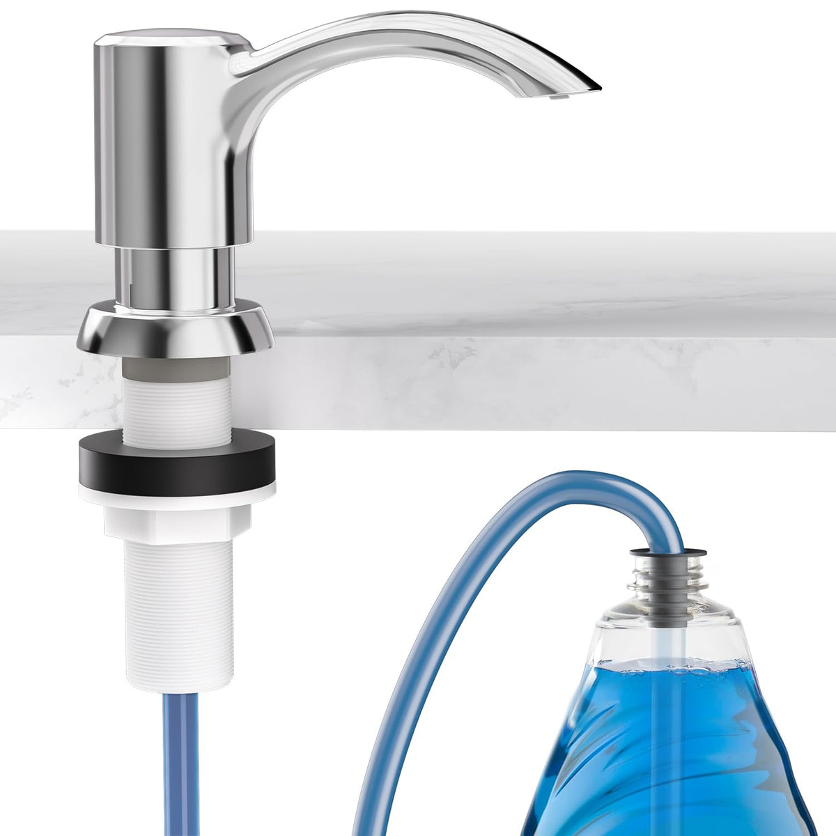 Built in Kitchen Sink Soap Dispenser with Extension Tube Kit