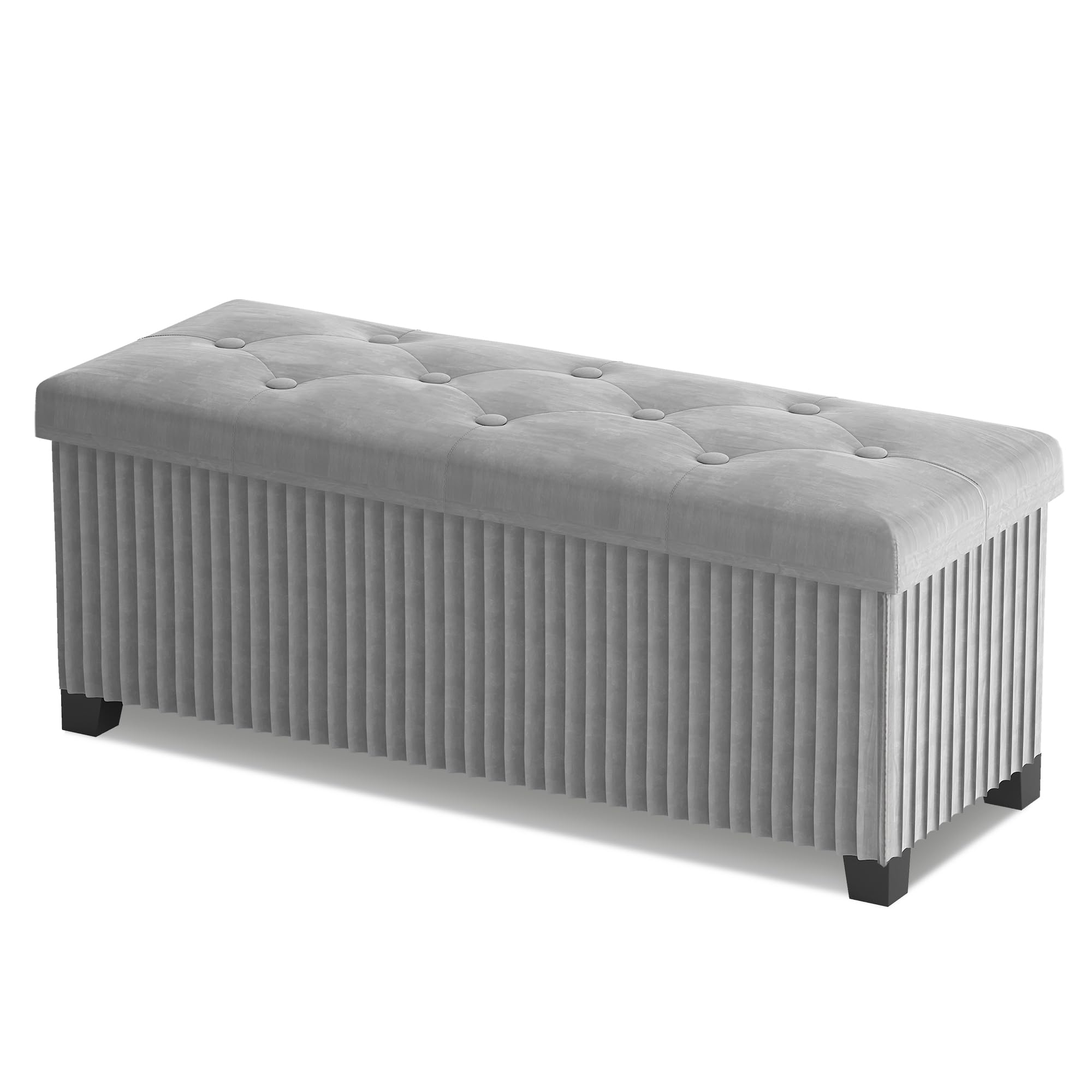 43 Inches Storage Ottoman Bench
