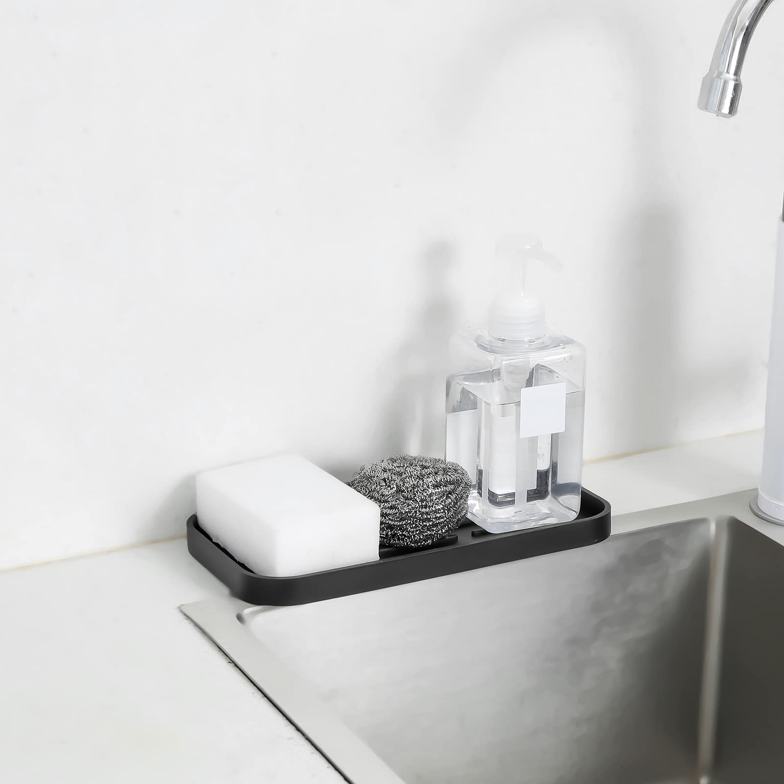 Silicone Kitchen Sink Organizer Tray for Multiple Usage