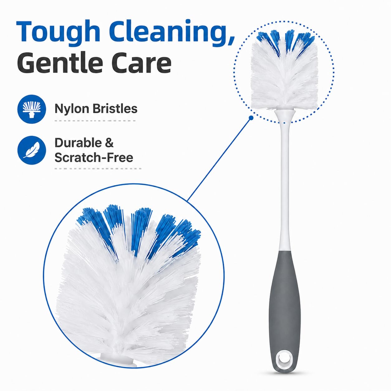 2 Pack Bottle Scrubbing Brushes (2 Count)
