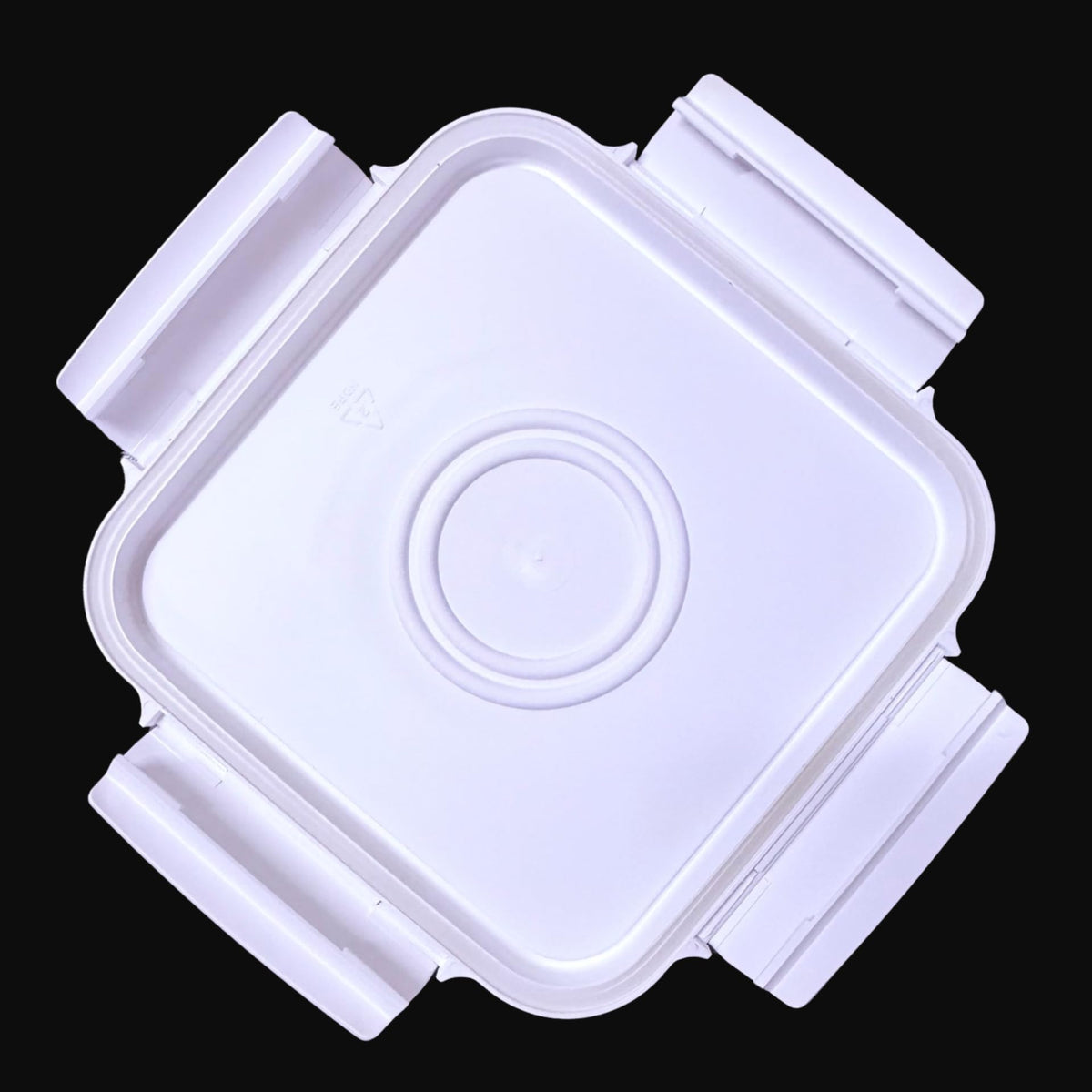 4 Gallon Square Food Grade Bucket Pail with Plastic Handles and Lid