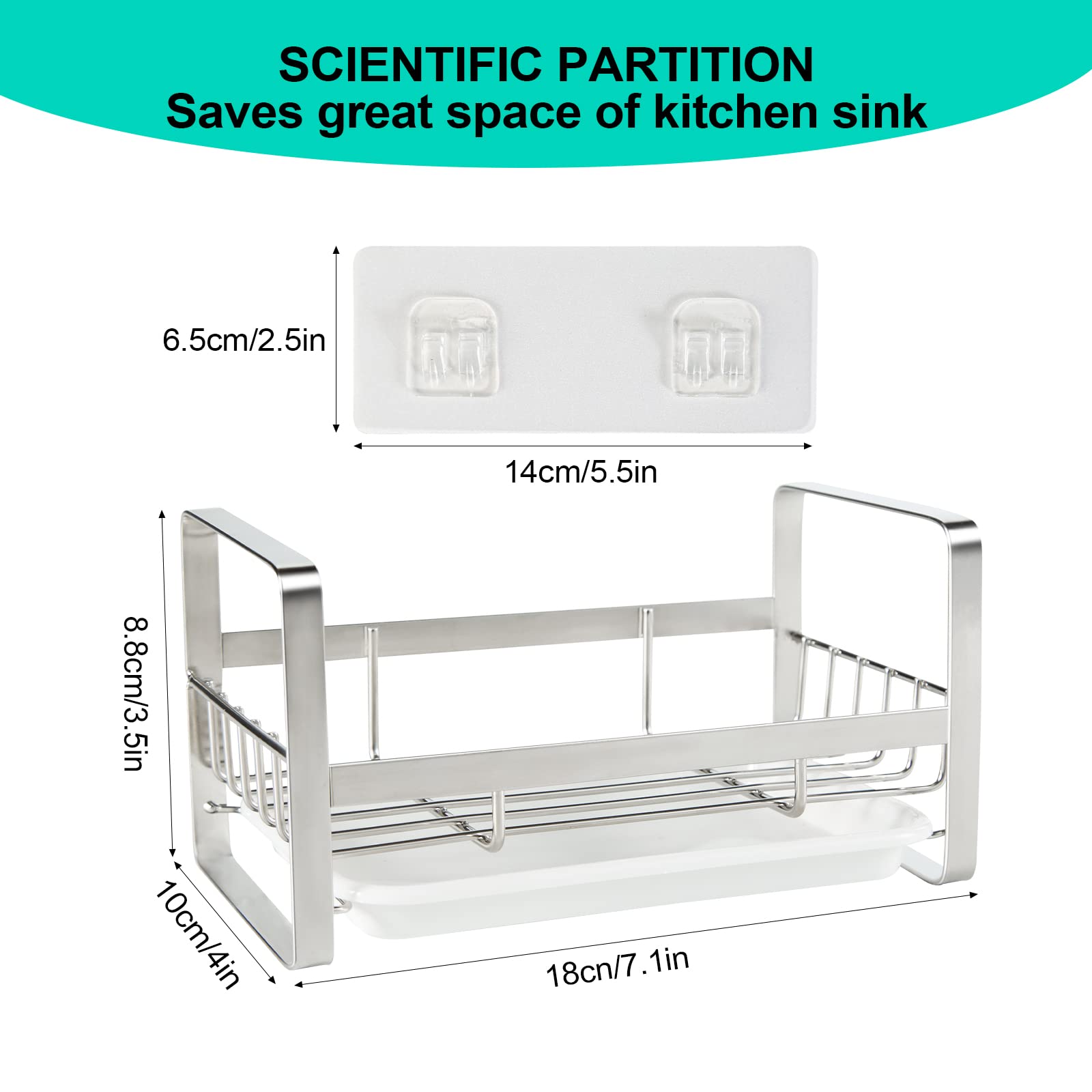 Sponge Holder for Kitchen Sink