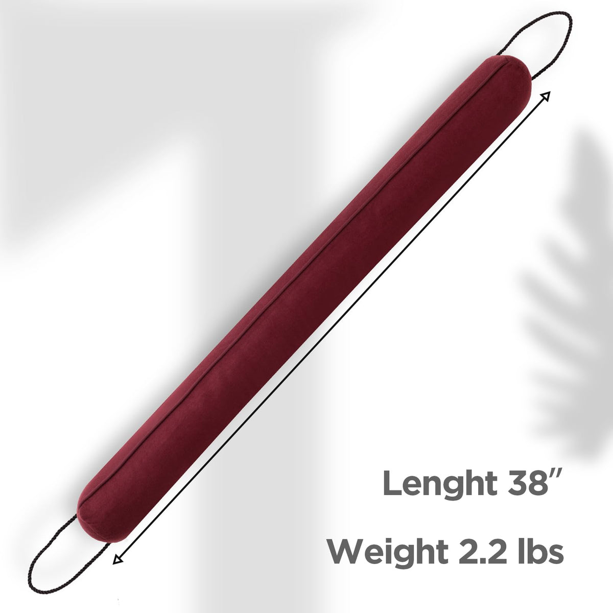 Door Draft Stopper with Removable Washable Cover