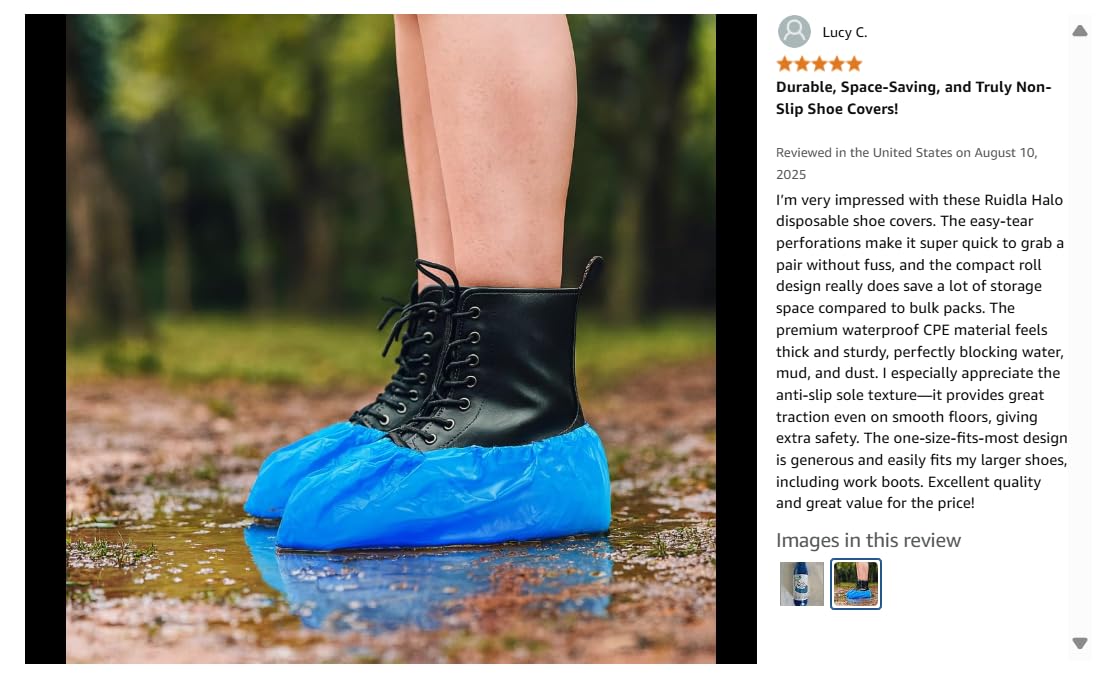 Shoe Covers Disposable Non Slip