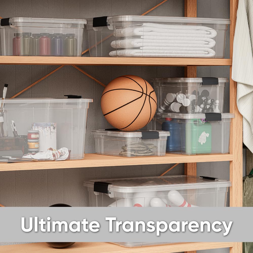 Storage Bins with Lids (2 Count)