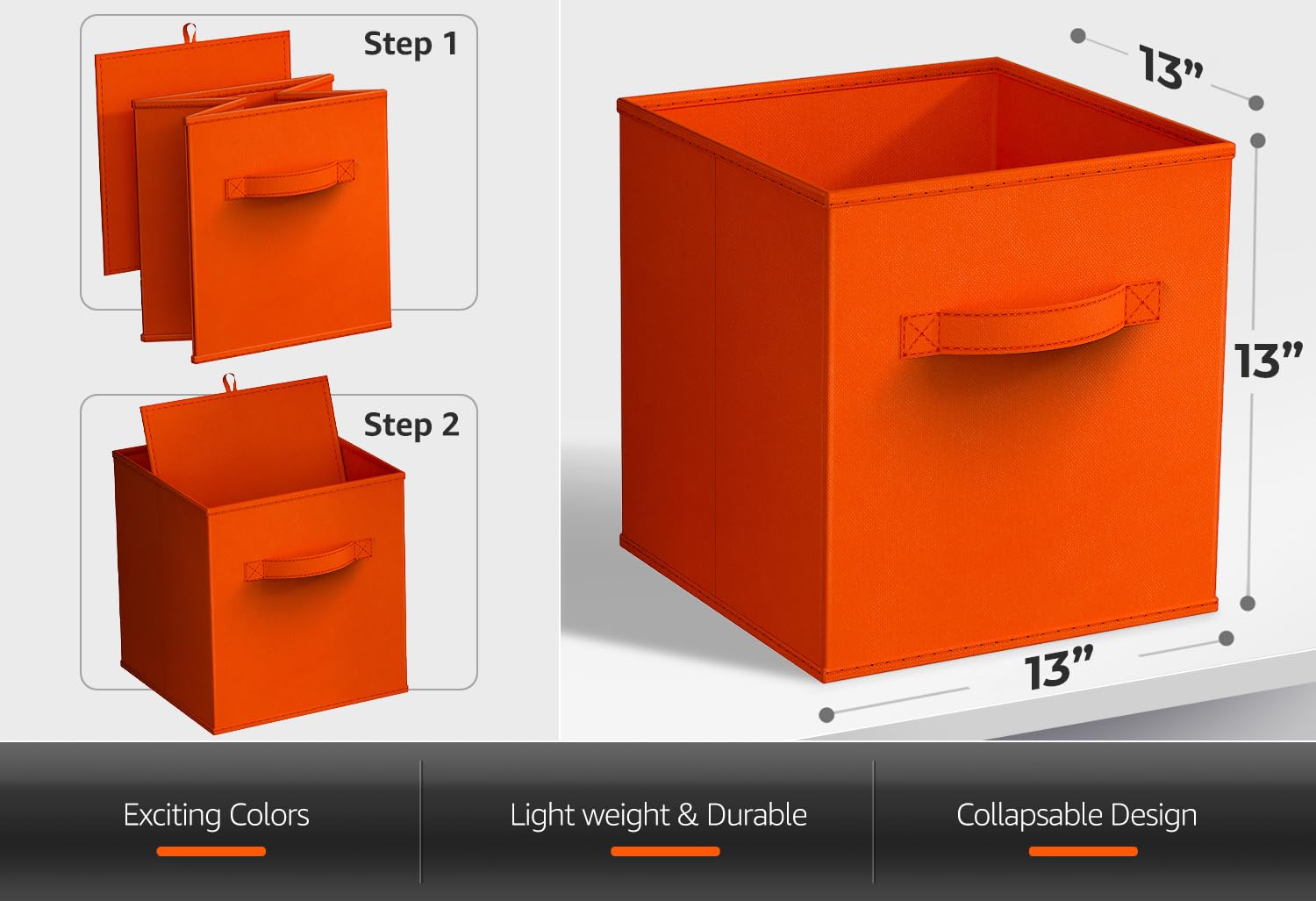 Fabric Storage Cubes