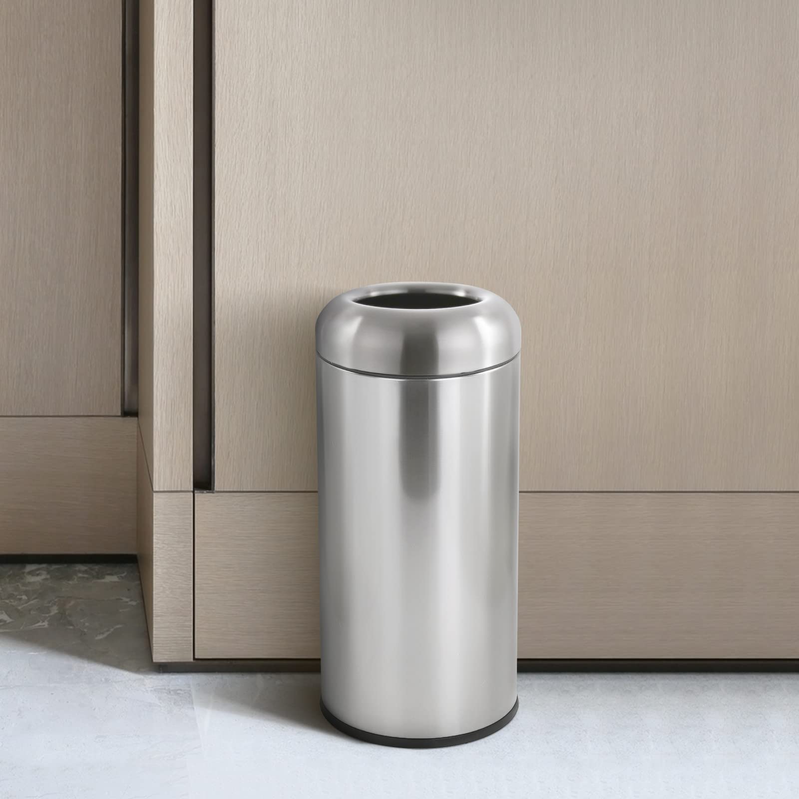 Large Trash Can Open