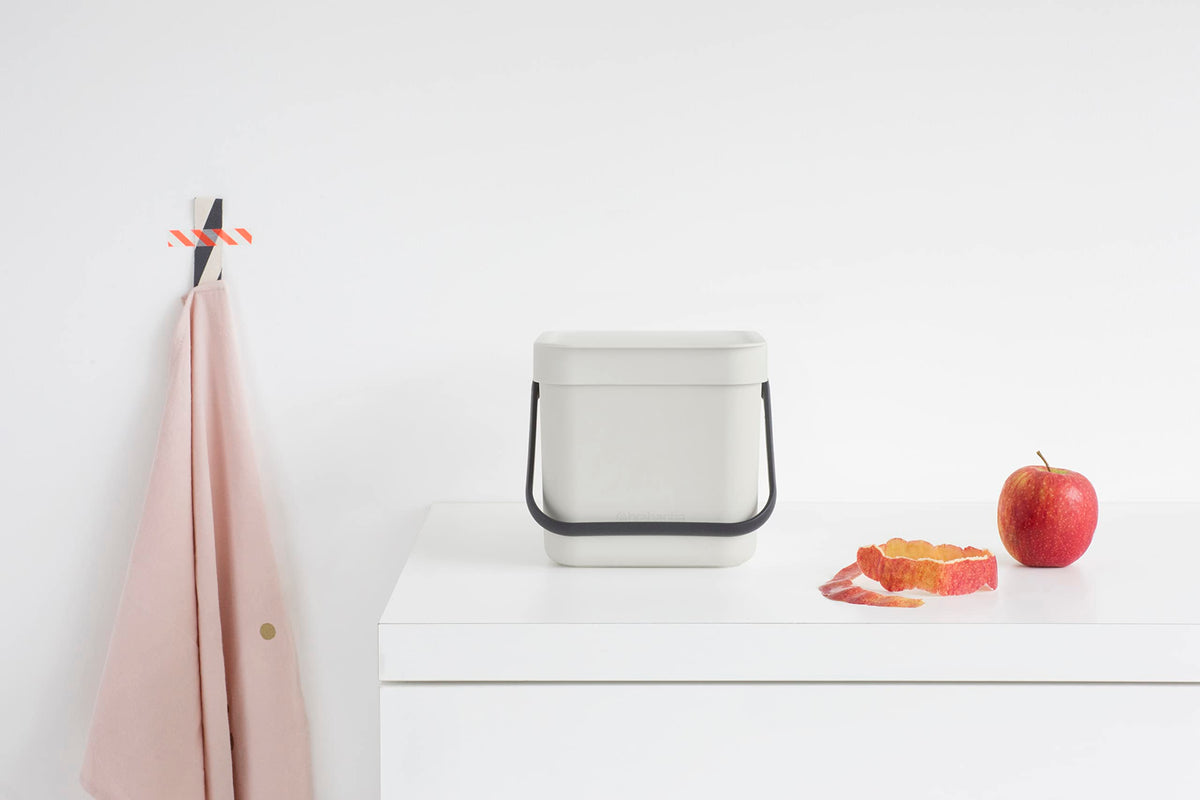 Sort & Go Kitchen Countertop Food Scraps Compost Bin