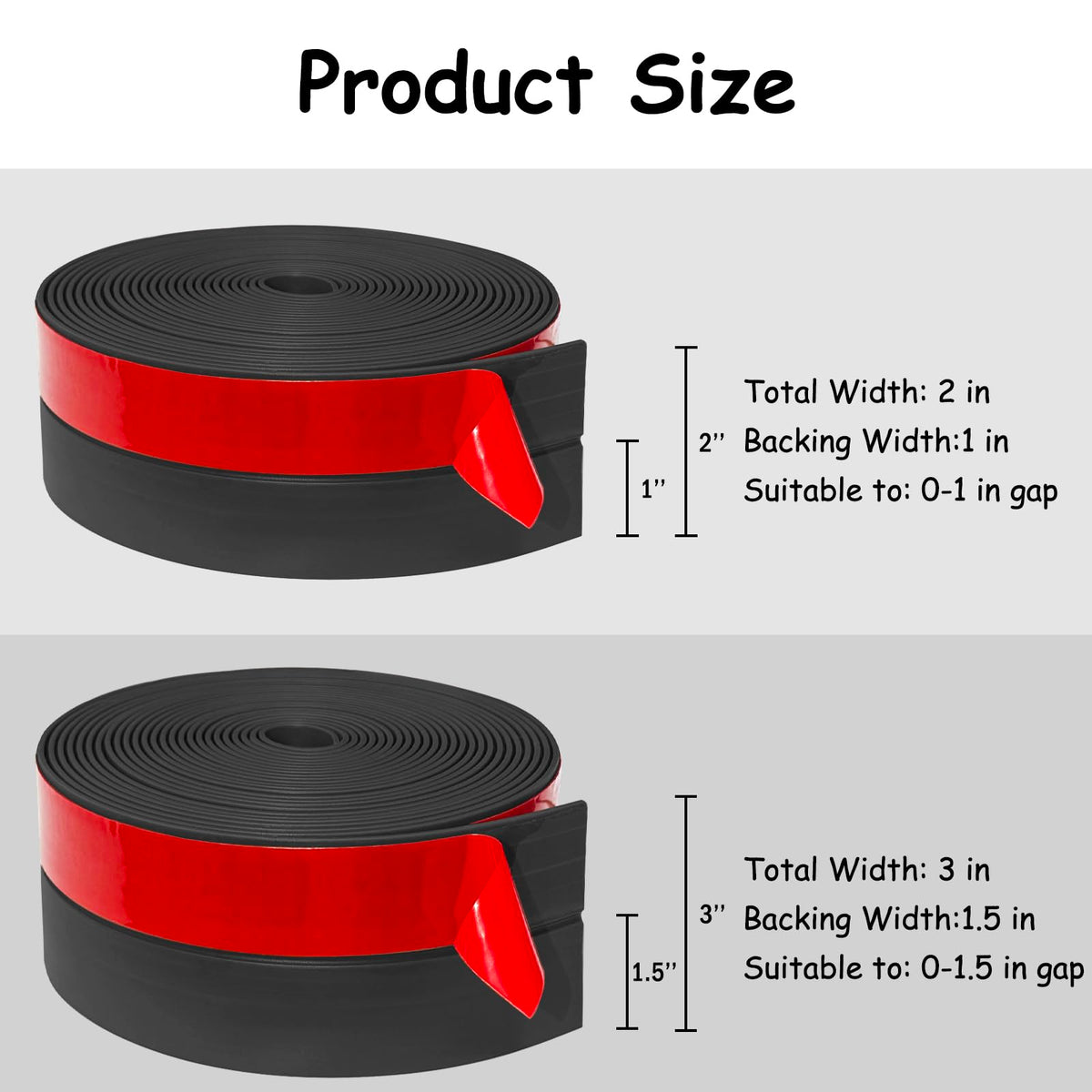 Silicone Weather Stripping (20 Foot)