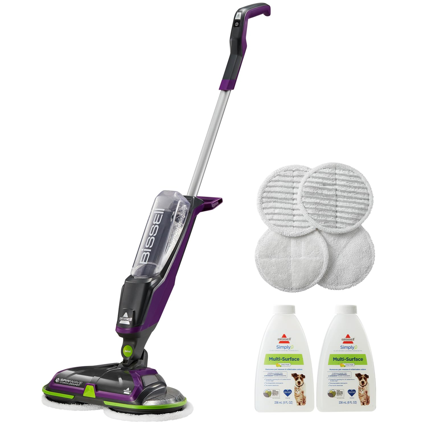 Spinwave Cordless Pet Spin Mop